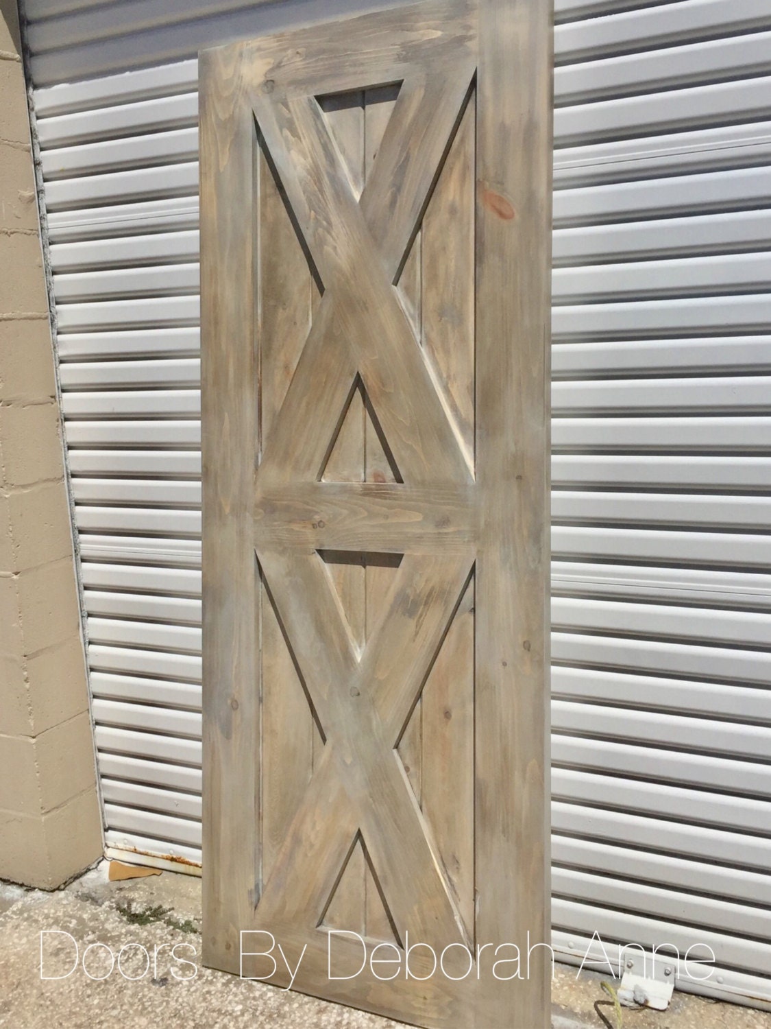 Custom Double X Barn Door