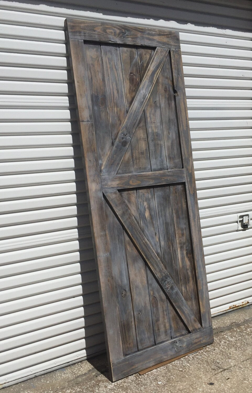 Custom British Brace Barn Door