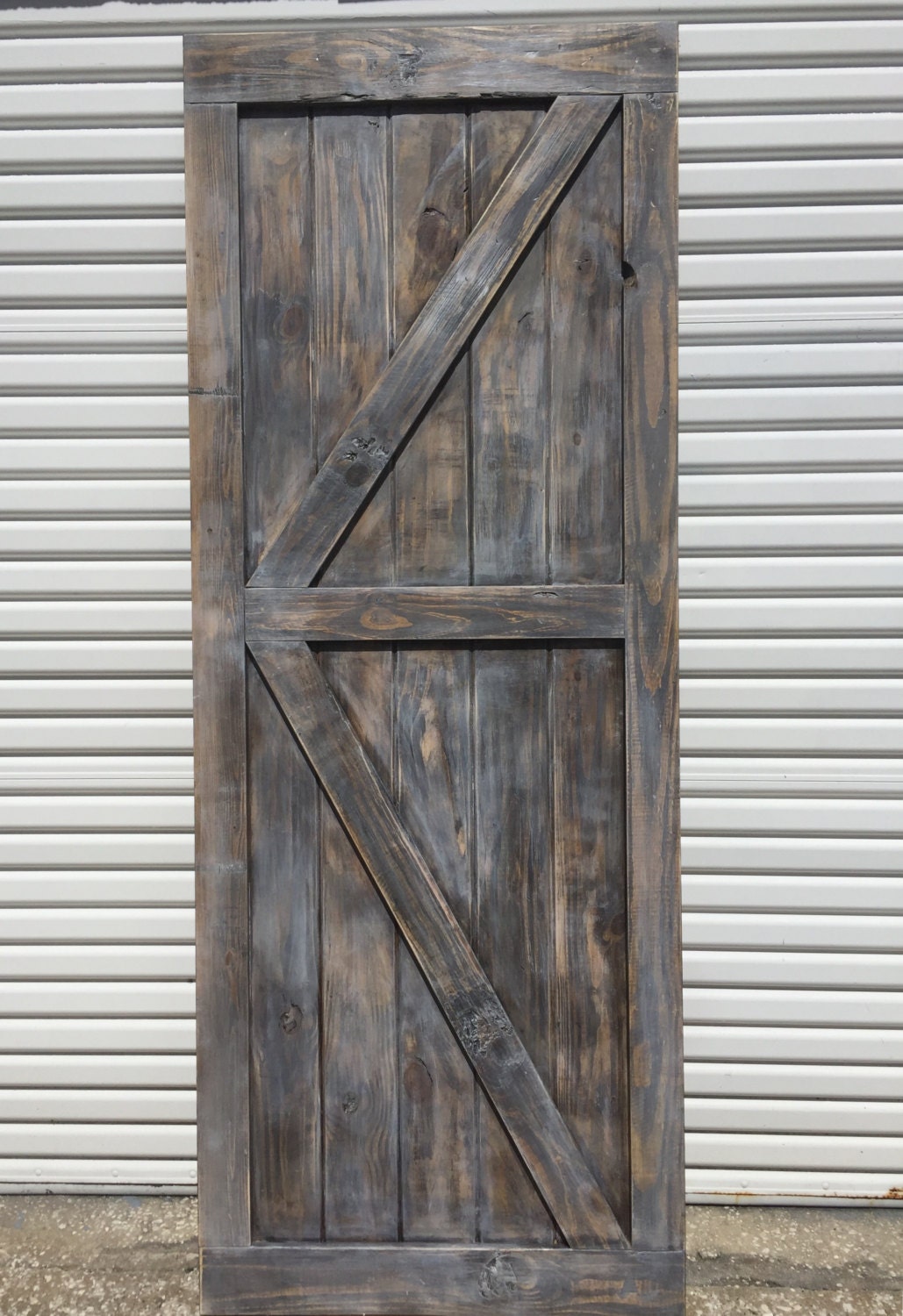 Custom British Brace Barn Door