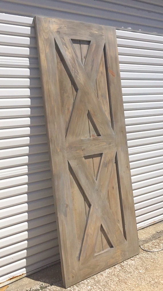 Custom Double X Barn Door