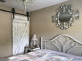 Shabby Chic White Z Barn Door