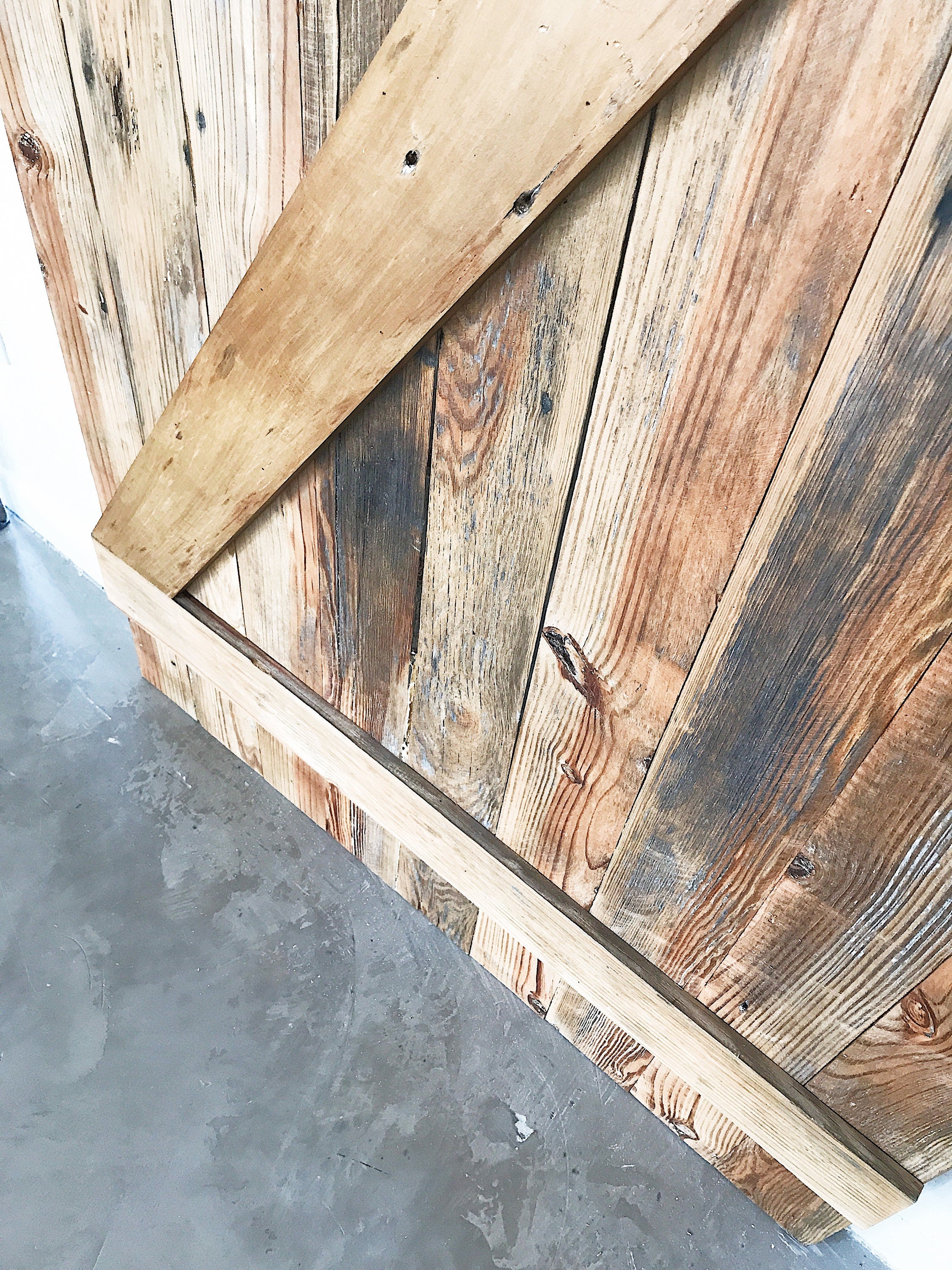 Custom Reclaimed Wood Sliding Barn Door