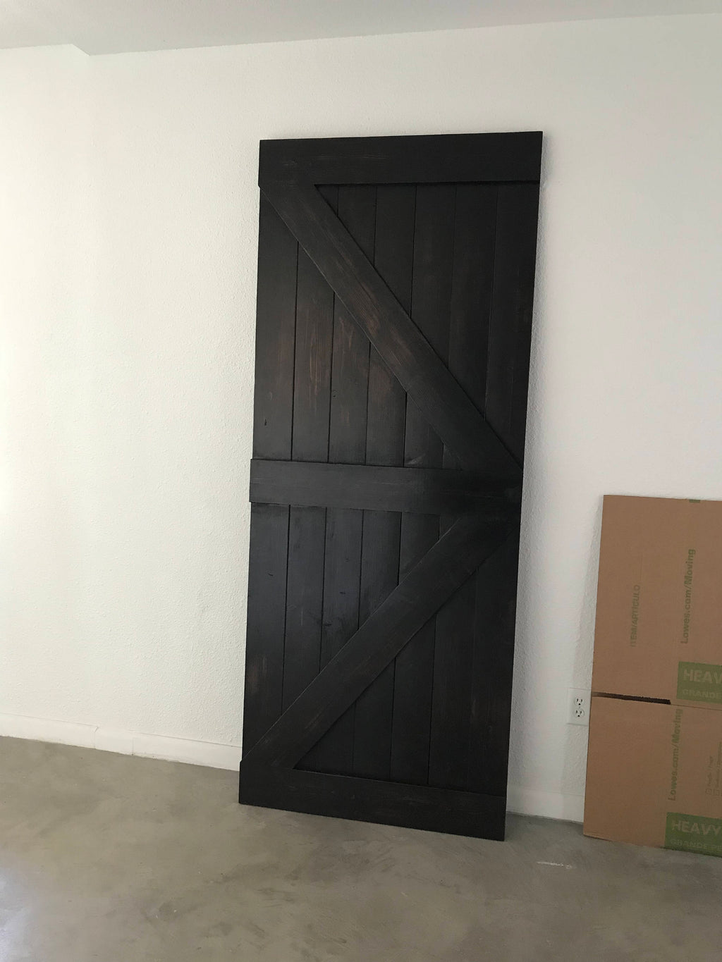 Custom British Brace Sliding Barn Door