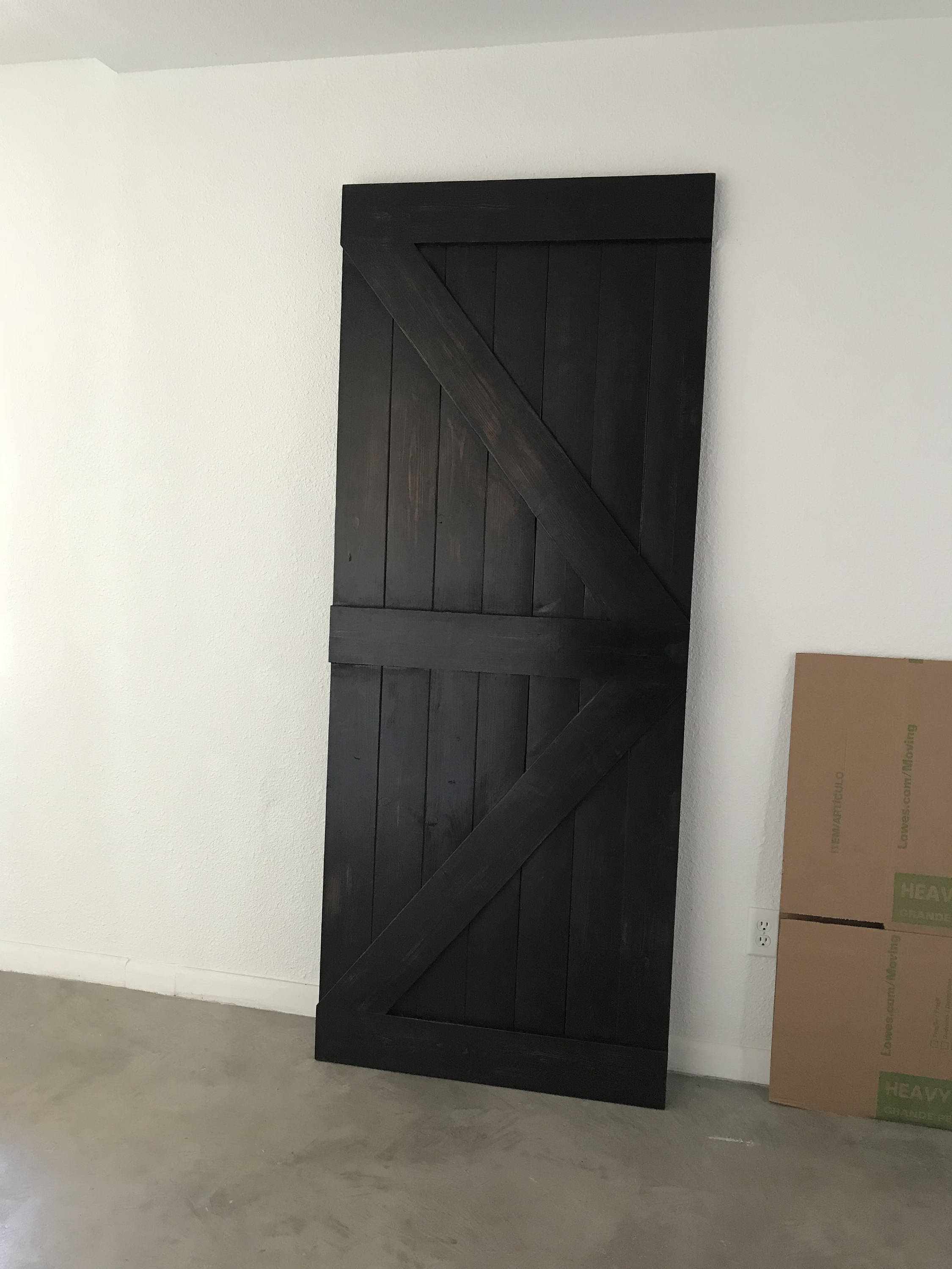 Custom British Brace Sliding Barn Door