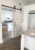 Custom Shabby Chic Bottom X Barn Door