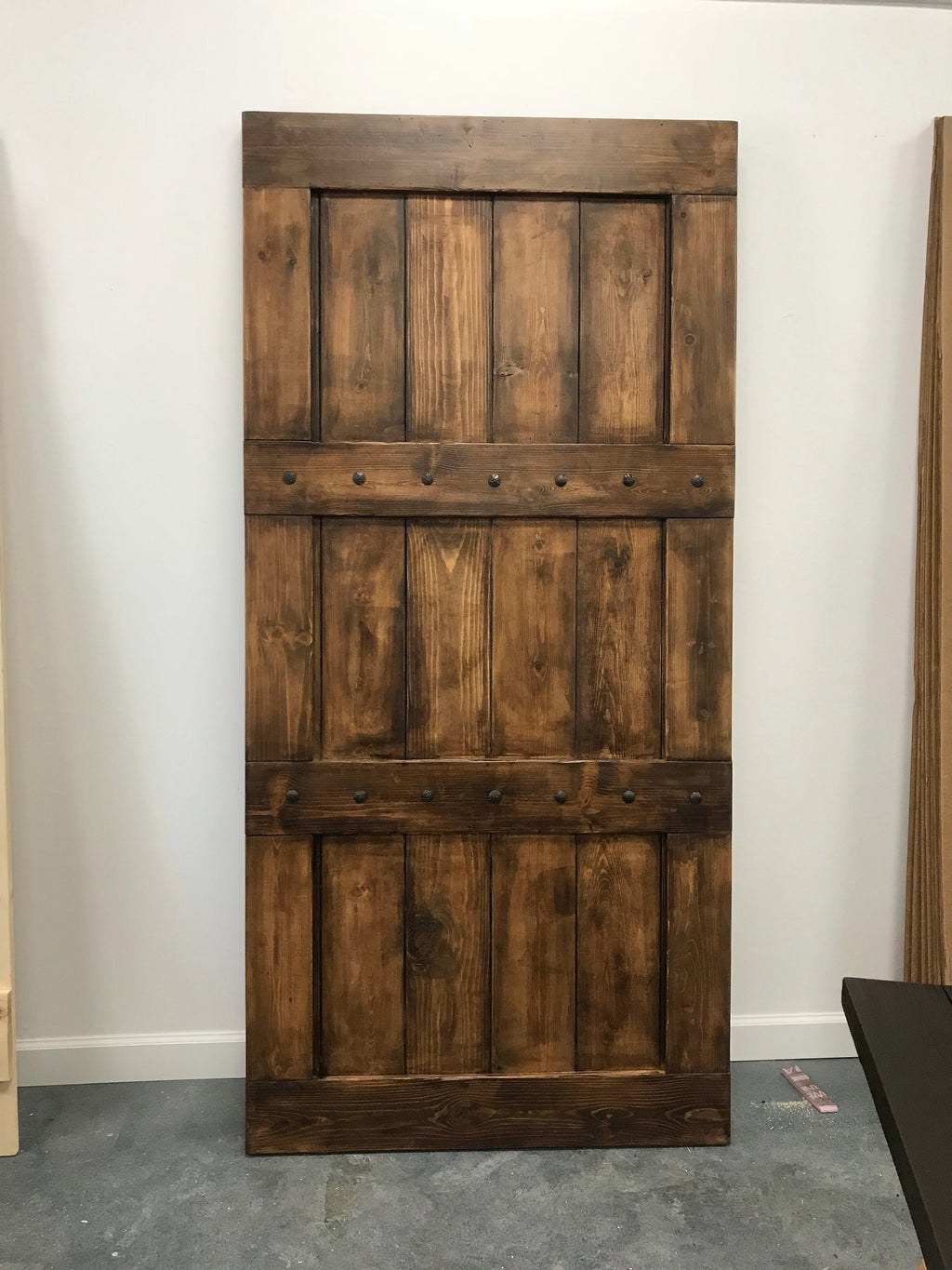 Custom Plank Clavo Barn Door