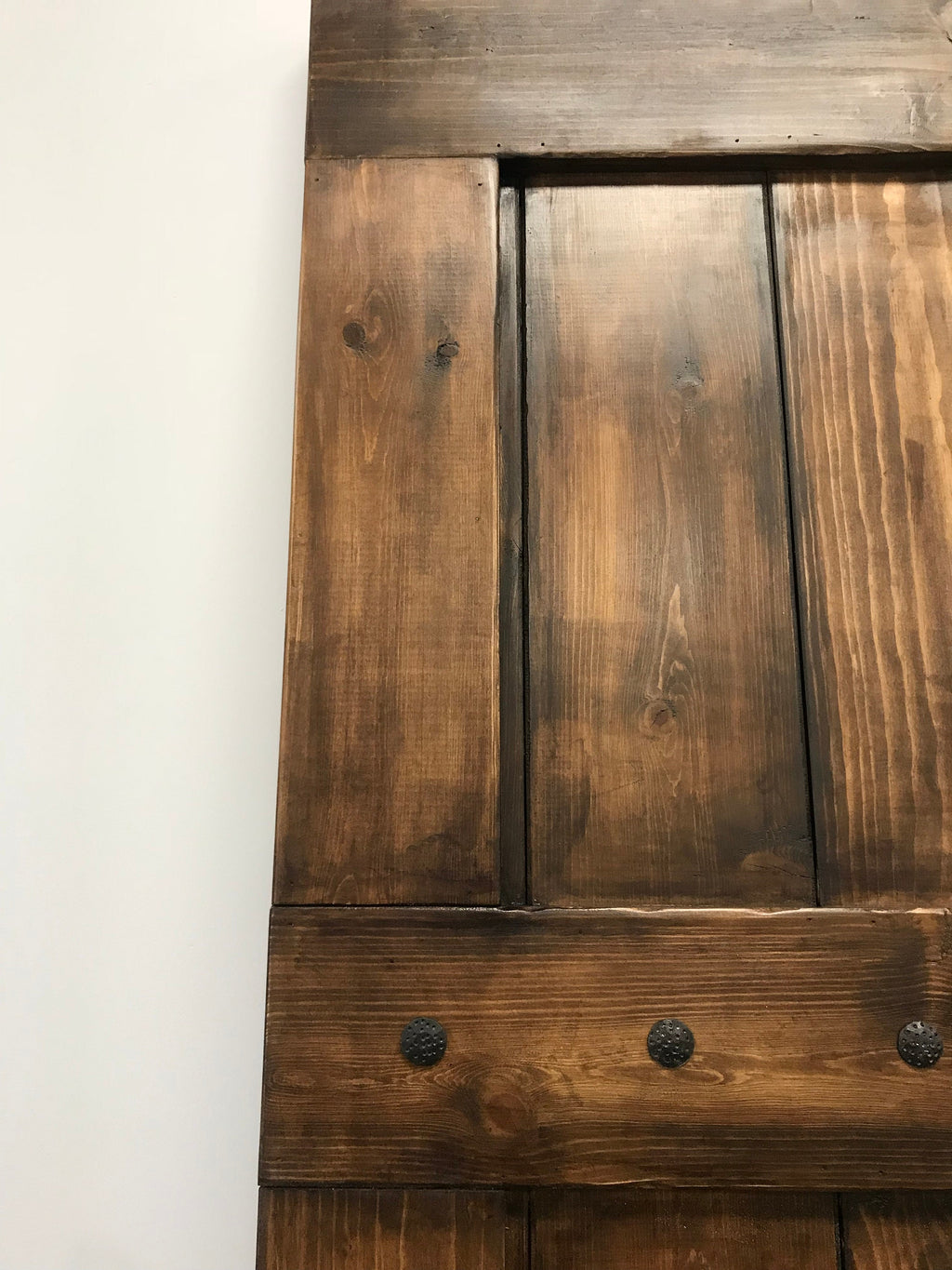 Custom Plank Clavo Barn Door