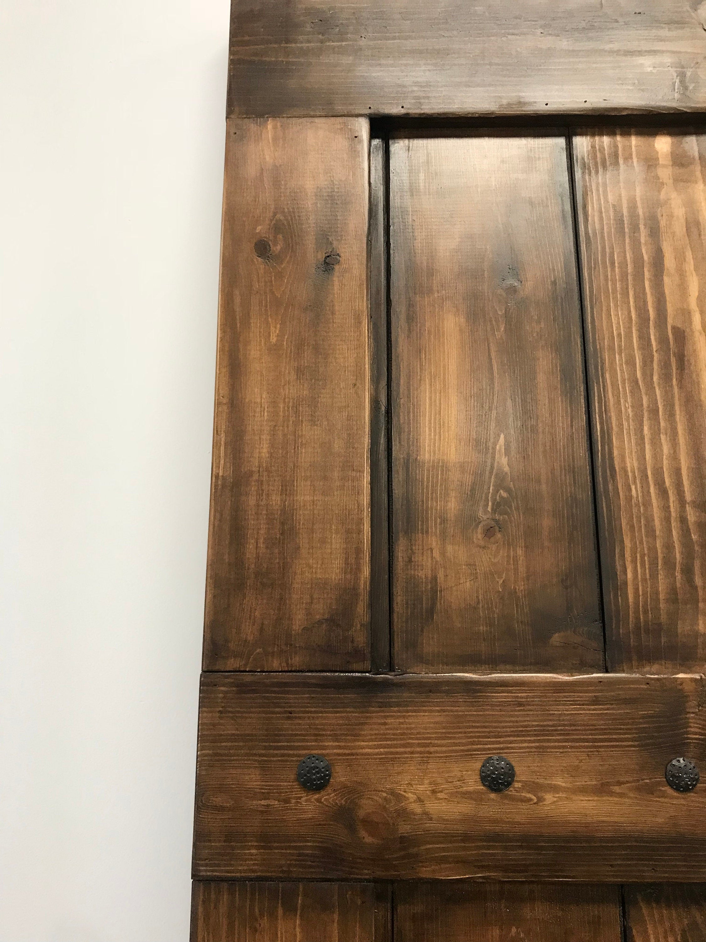 Custom Plank Clavo Barn Door
