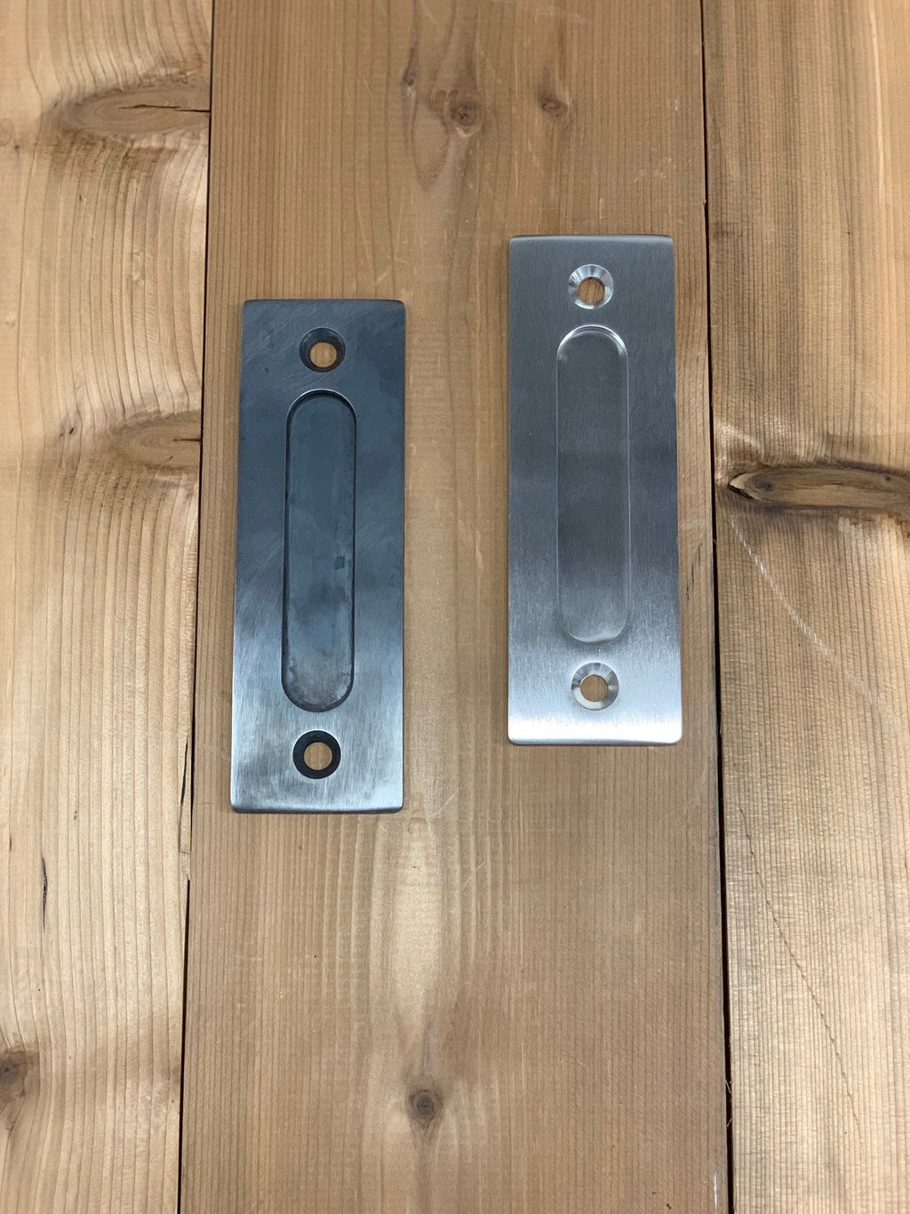 Flush Stainless Steel Barn Door Handle Pull