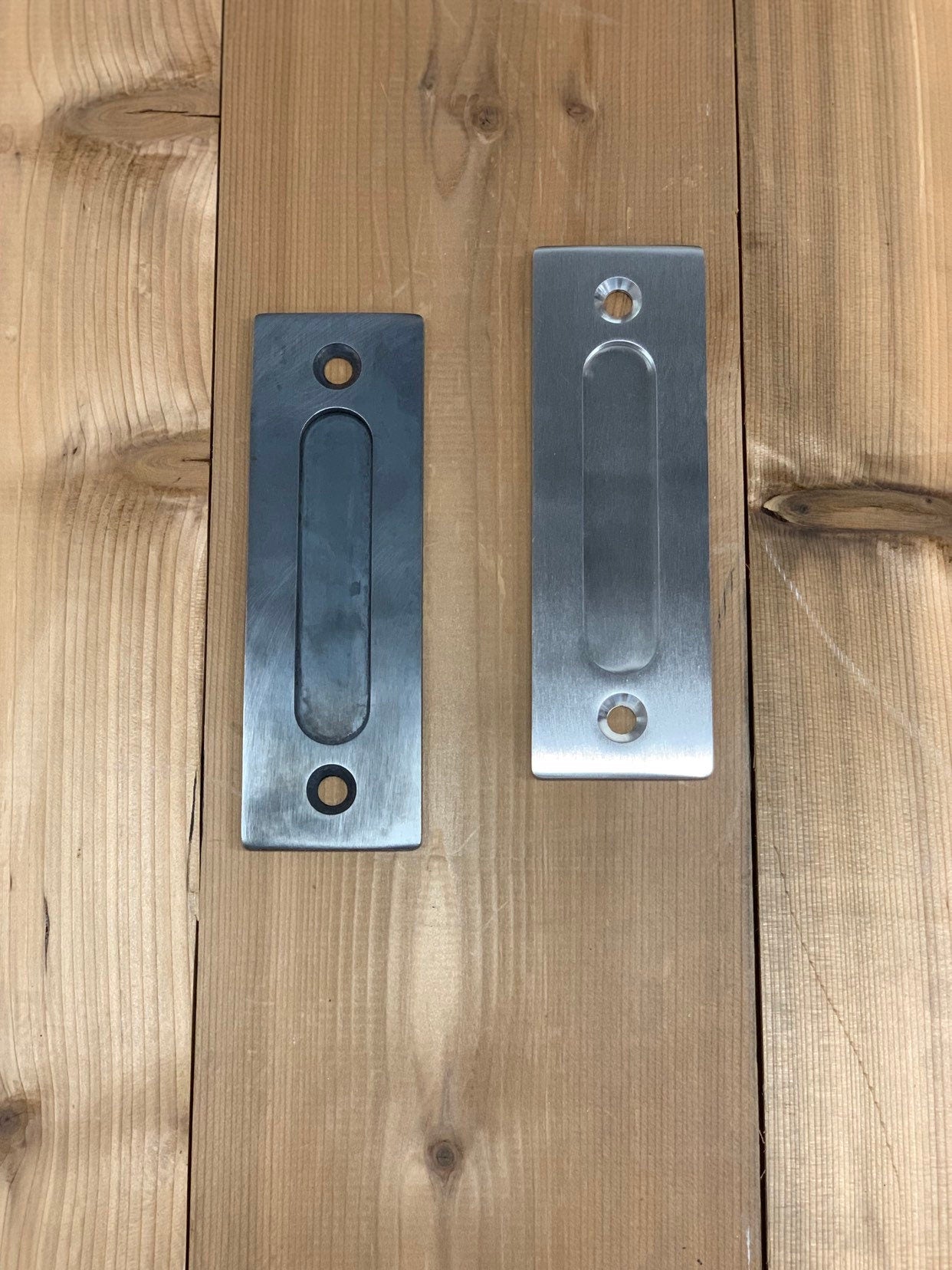 Flush Stainless Steel Barn Door Handle Pull