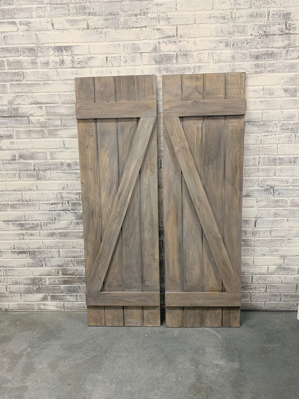 Custom Barn Door Shutters, Window Treatments