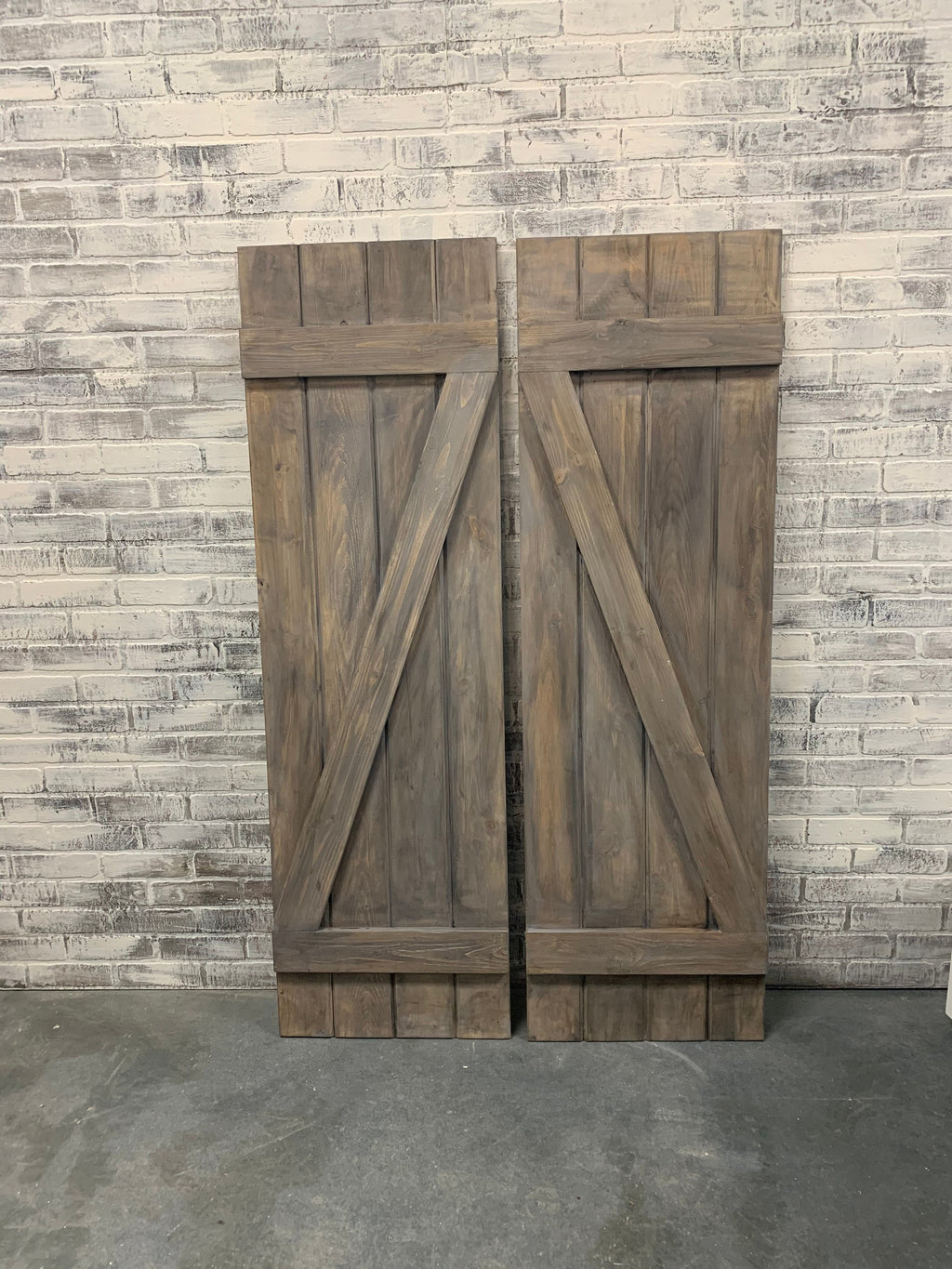 Custom Barn Door Shutters, Window Treatments