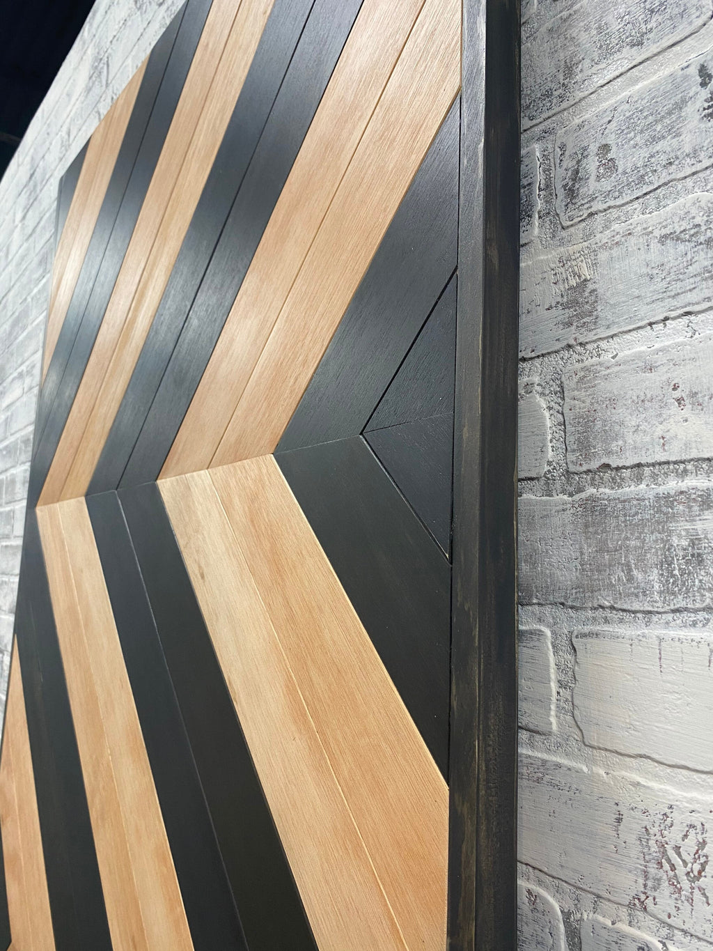 Custom Modern Chevron Barn Door