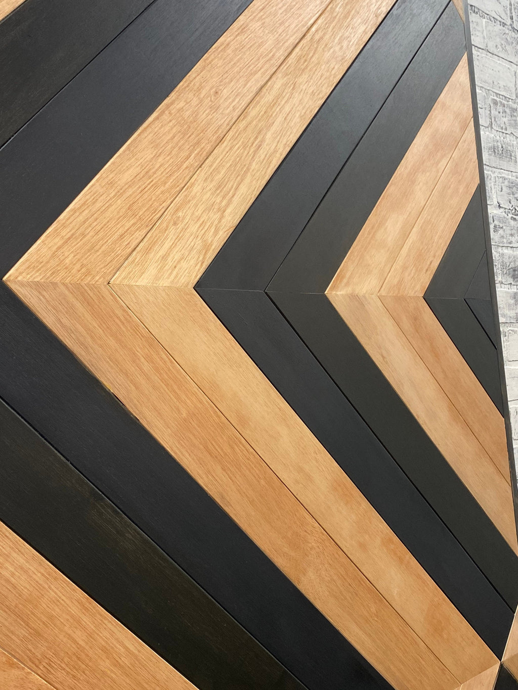 Custom Modern Chevron Barn Door
