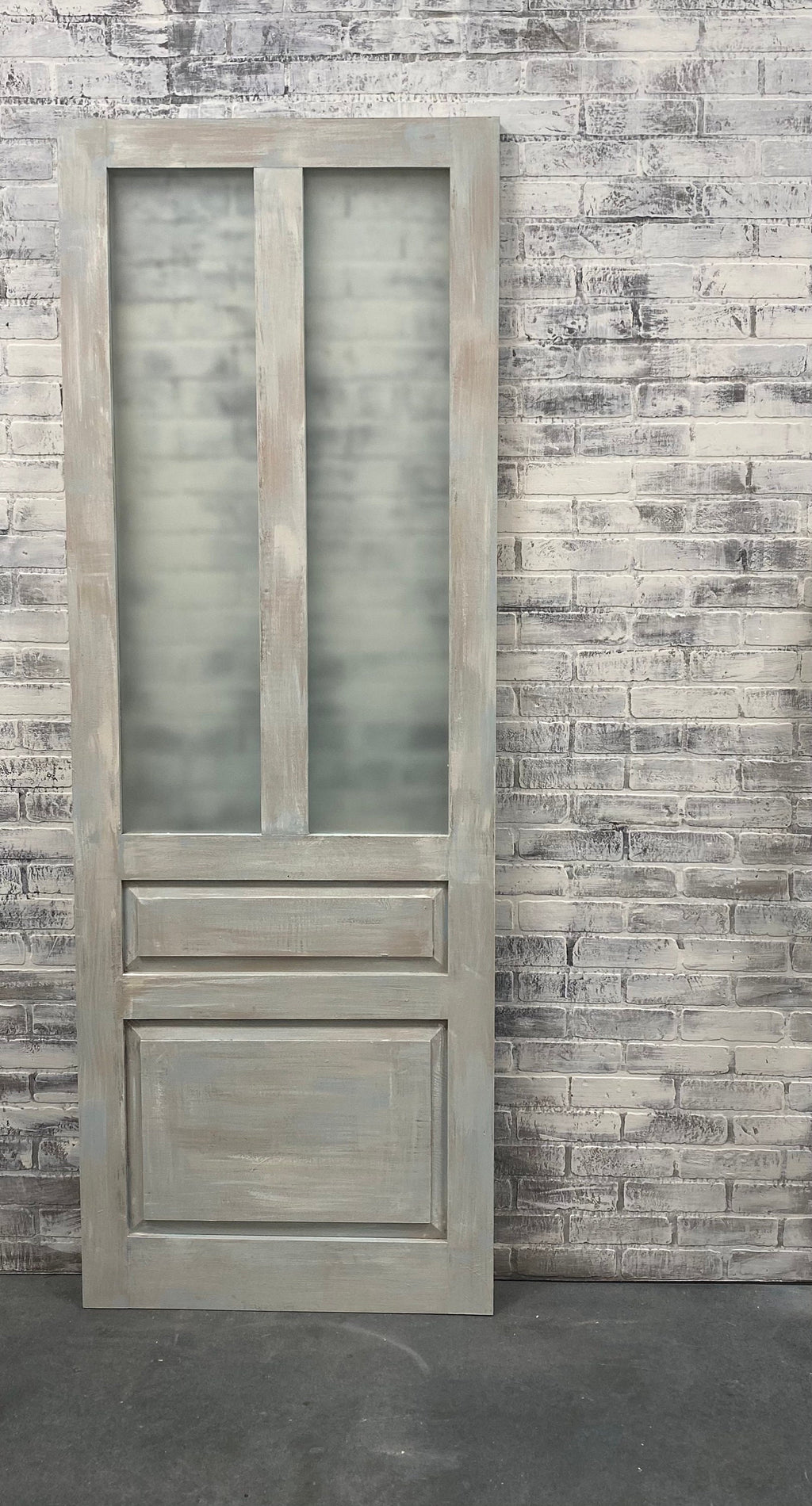 Custom Glass Hinged Door, Raised Panel Door