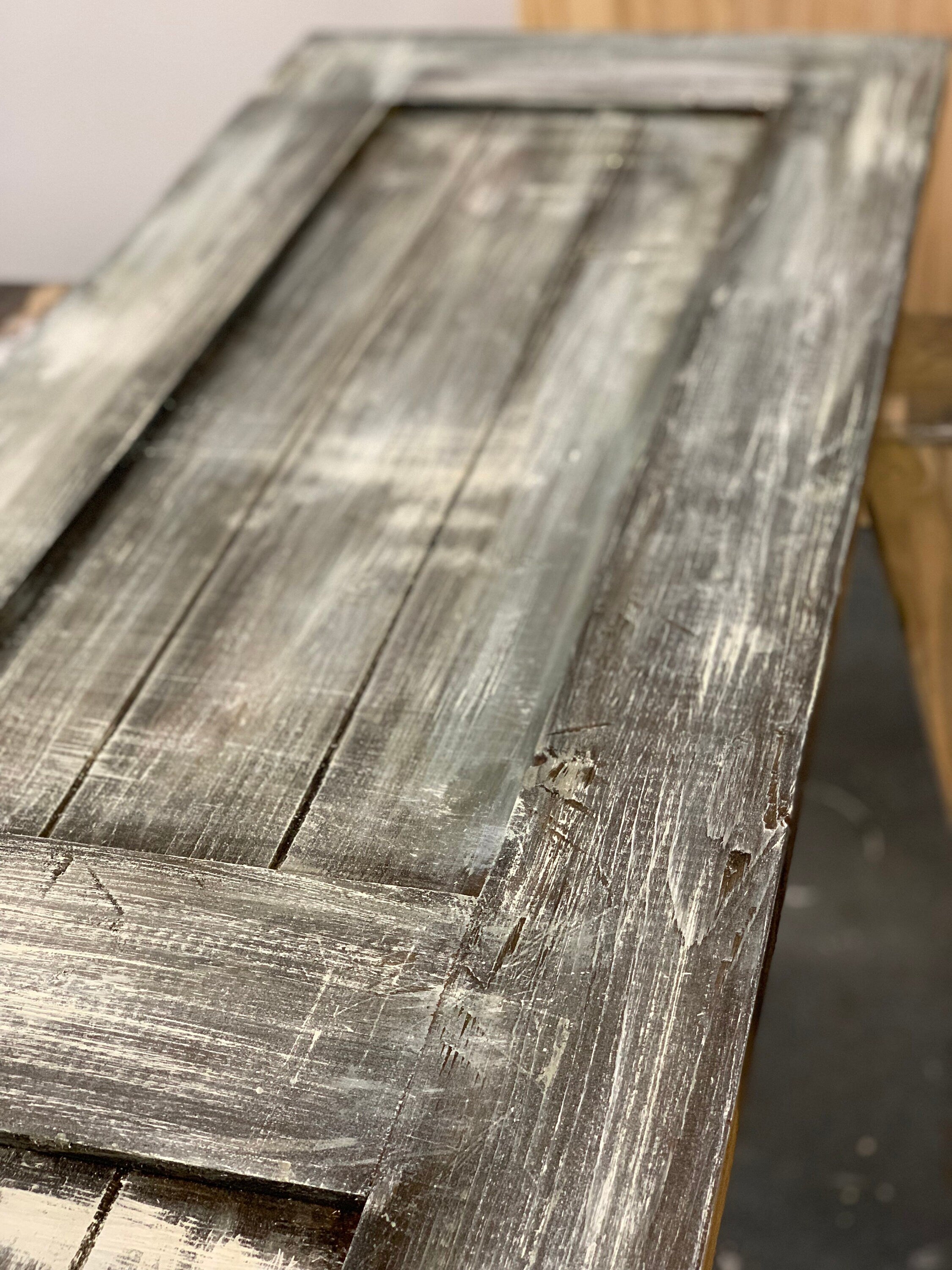 Custom Painted Pantry Door, Antique French Country Style