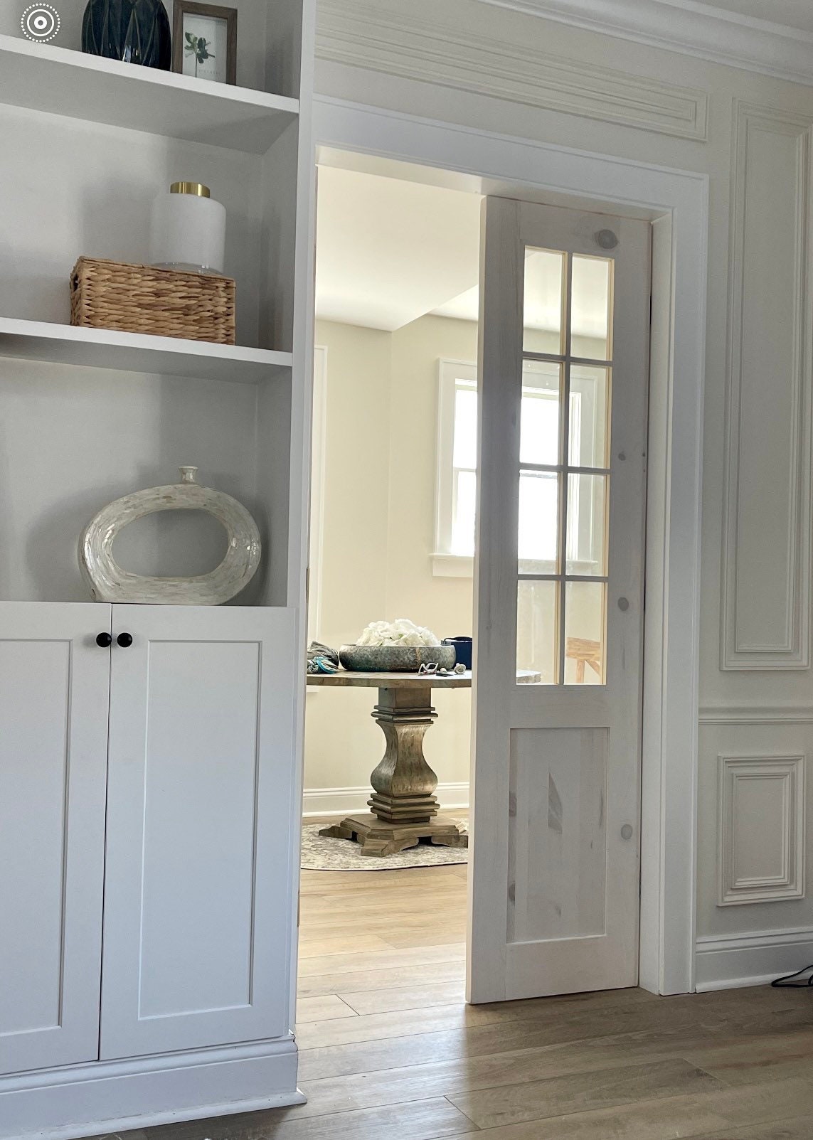 Custom Glass French Door, Solid Wood Eight Lite Door