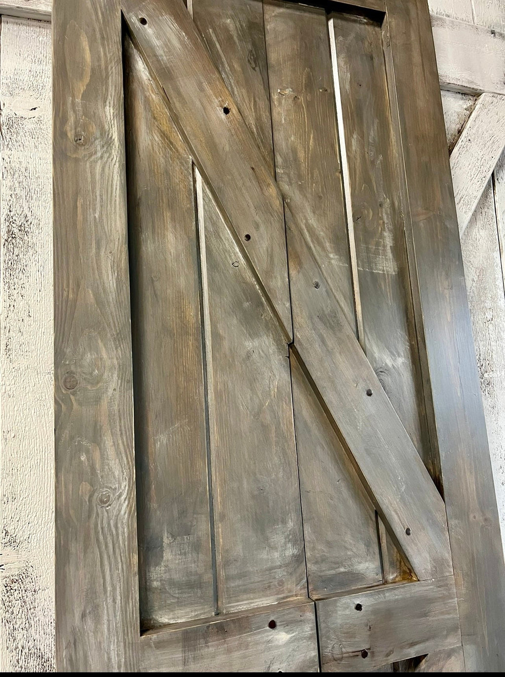 Custom Solid Wood Bi-Fold Barn Door