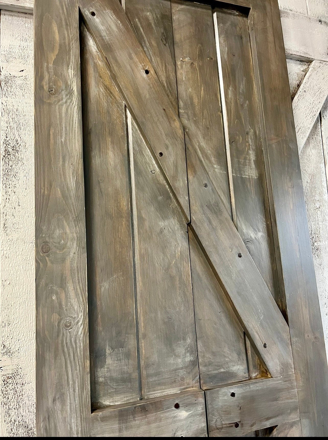 Custom Solid Wood Bi-Fold Barn Door