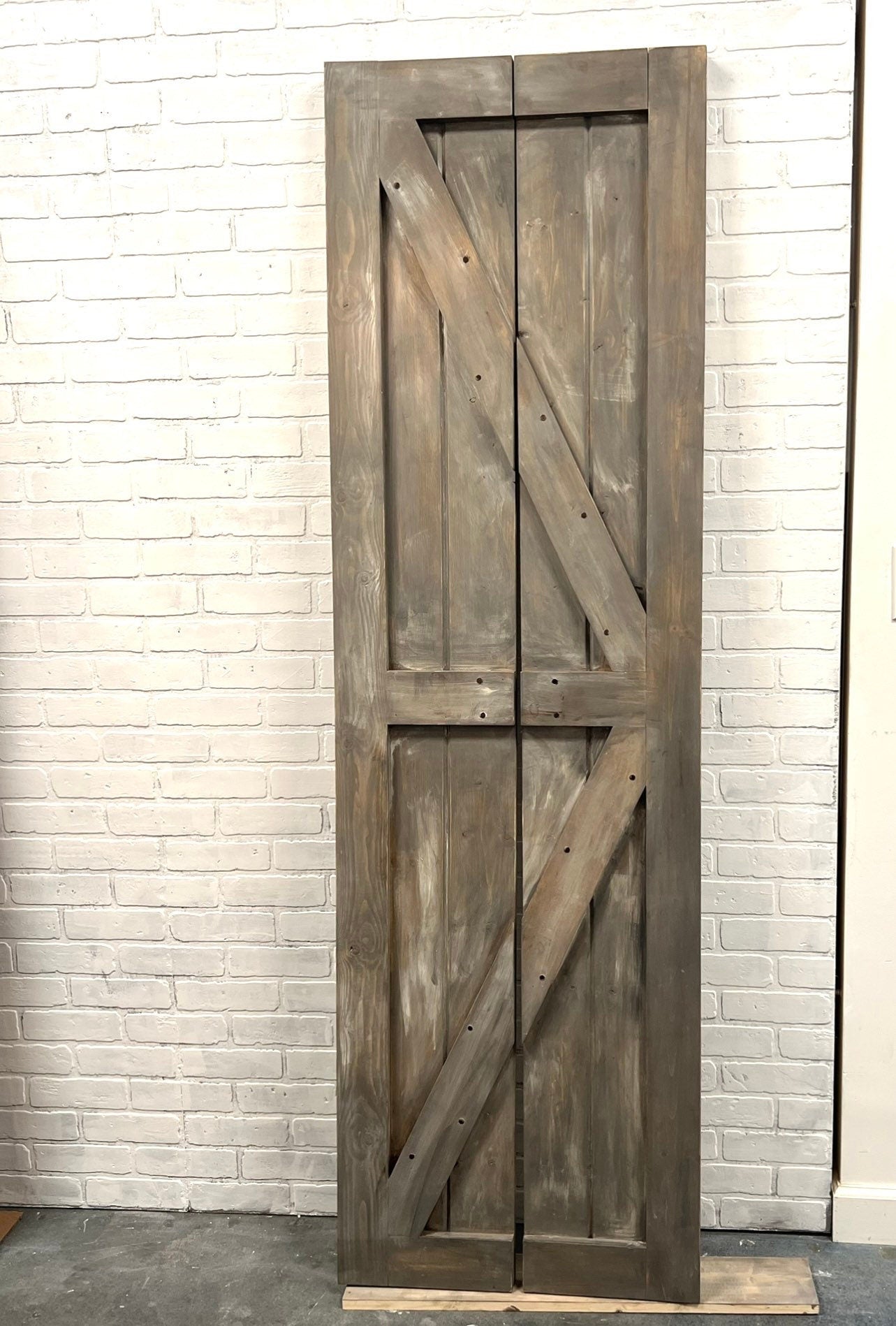 Custom Solid Wood Bi-Fold Barn Door