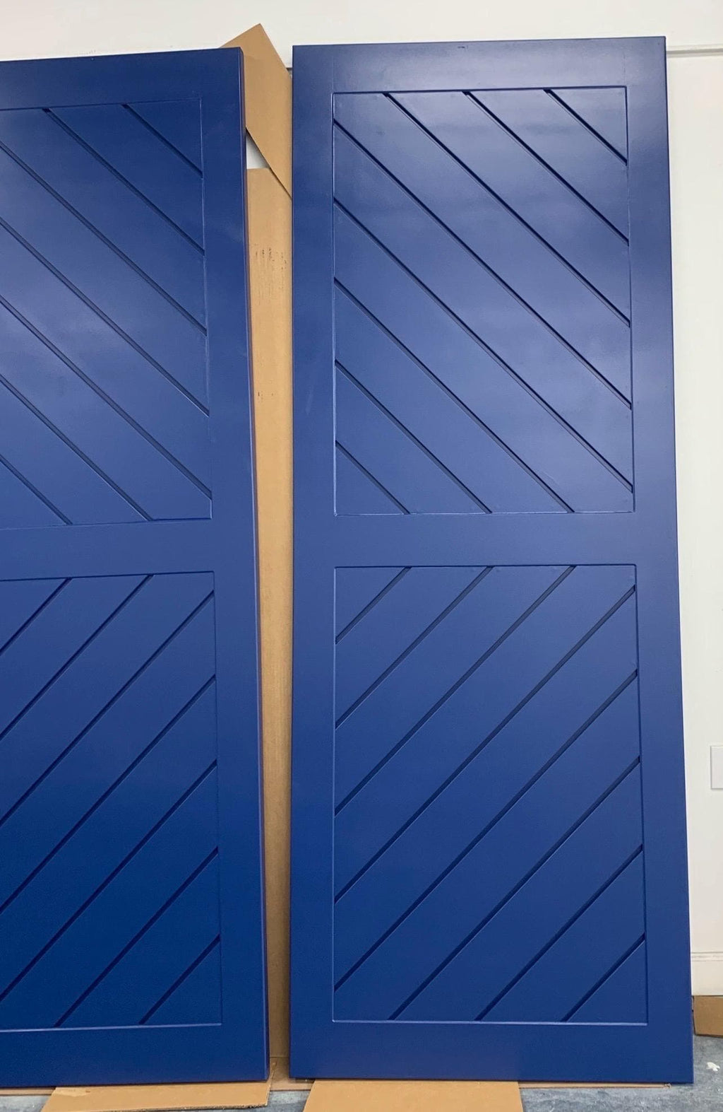 Chevron Barn Door, Modern Custom Wood Door