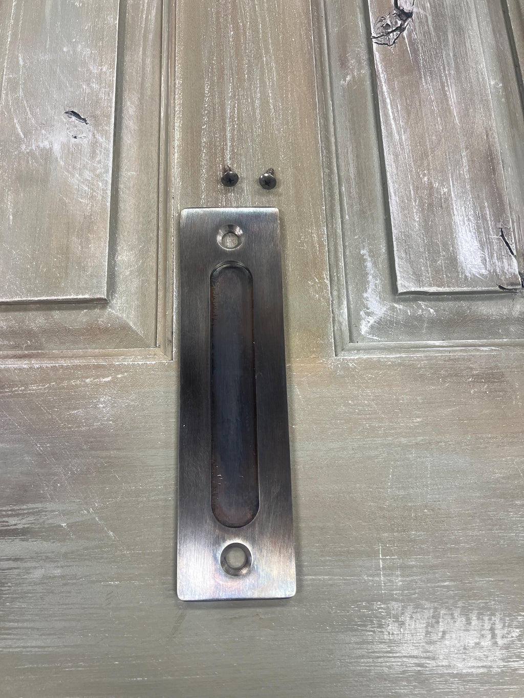 Flush Stainless Steel Barn Door Handle Pull