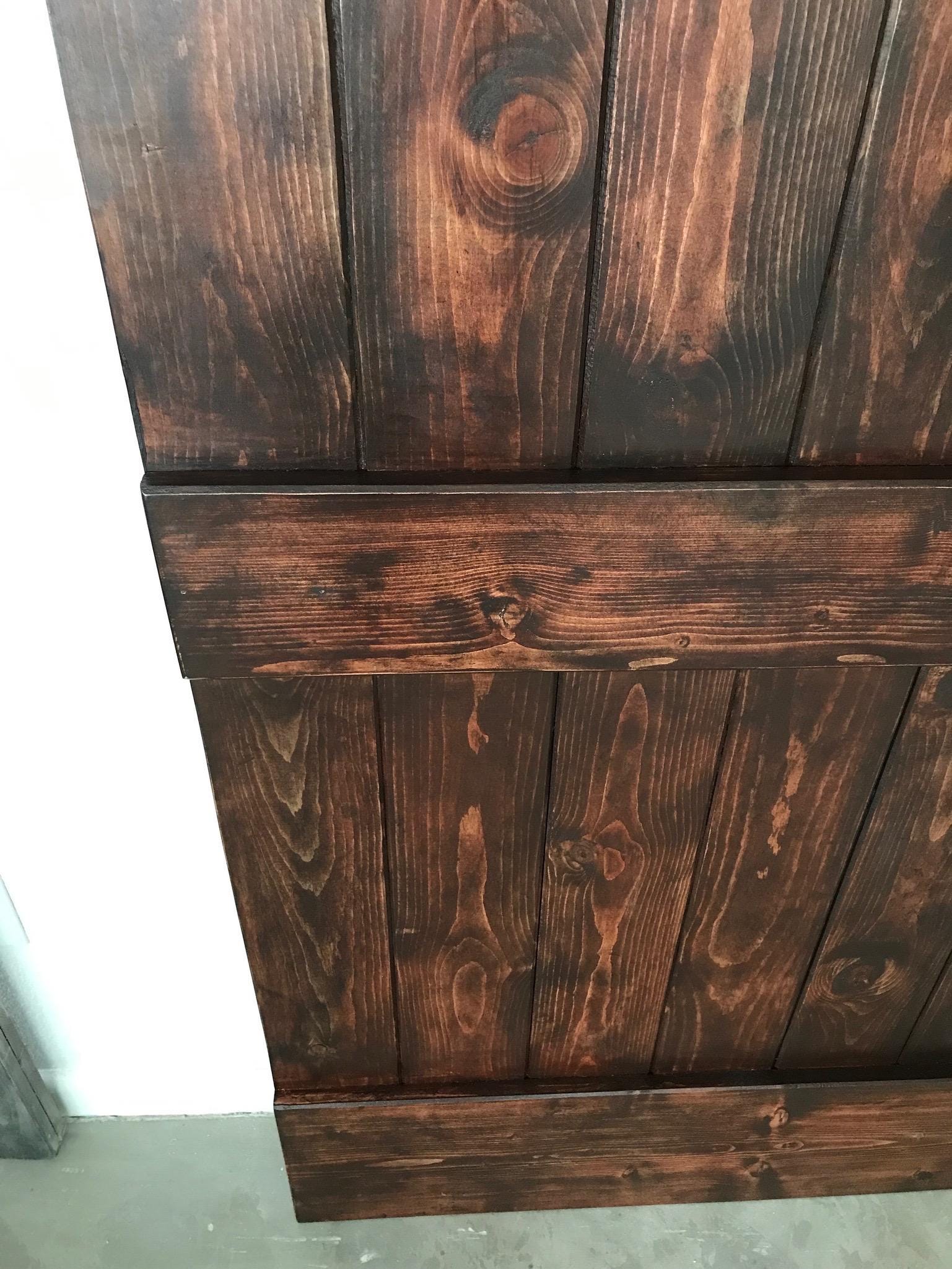 Gray Barn Door, Vertical Plank, Farmhouse Style