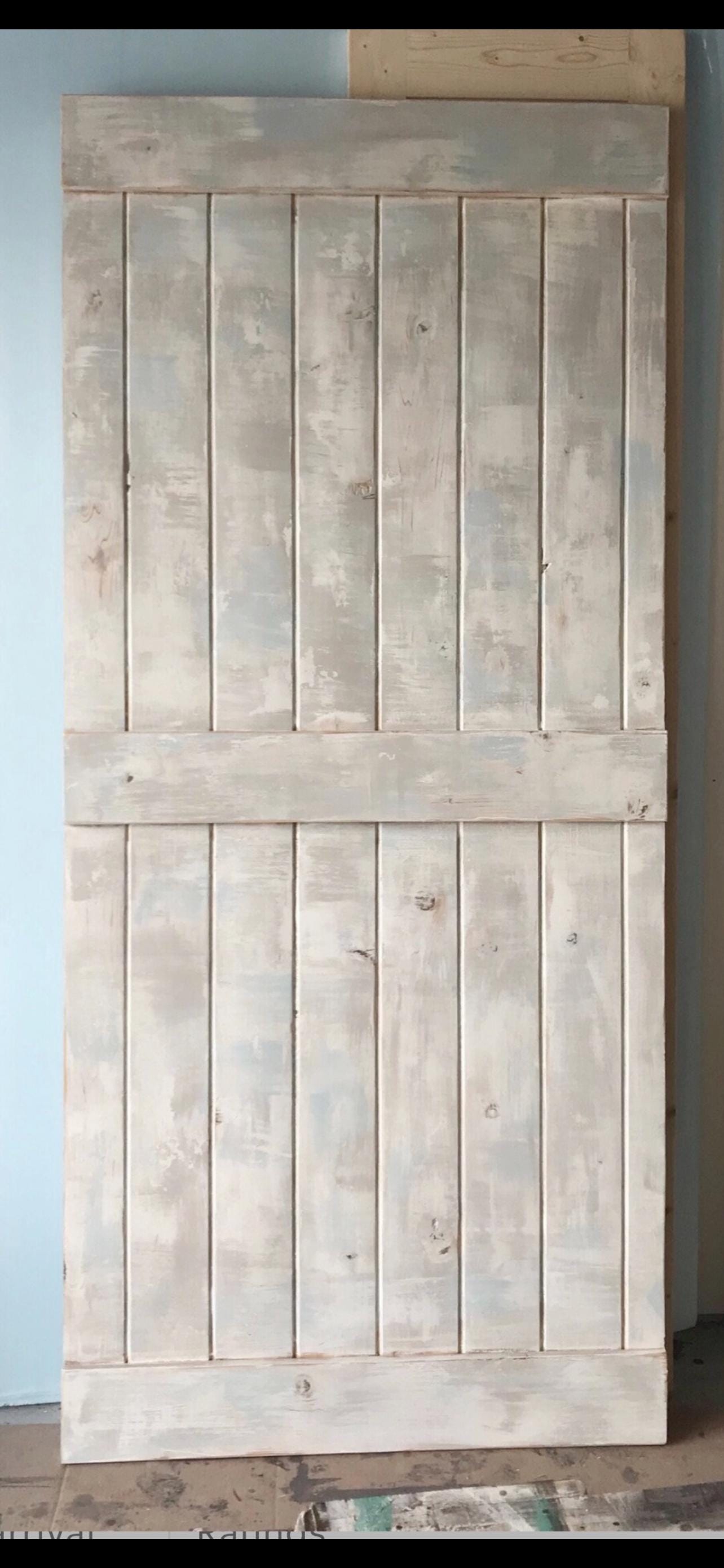 Gray Barn Door, Vertical Plank, Farmhouse Style