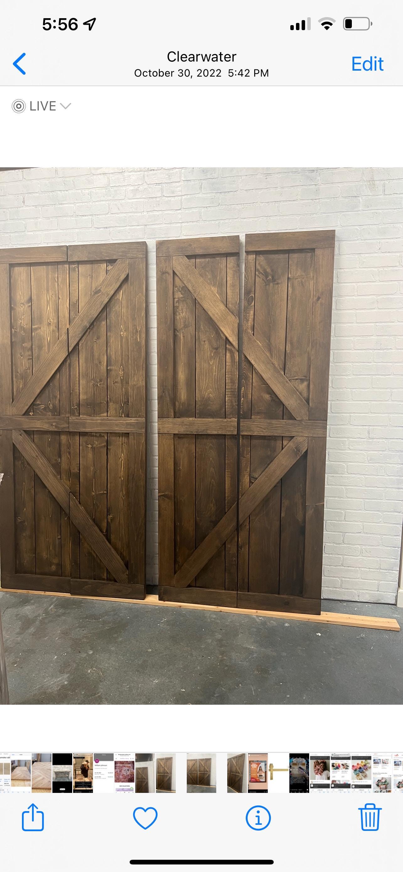 Custom Bi-Fold Barn Door, Pantry Door