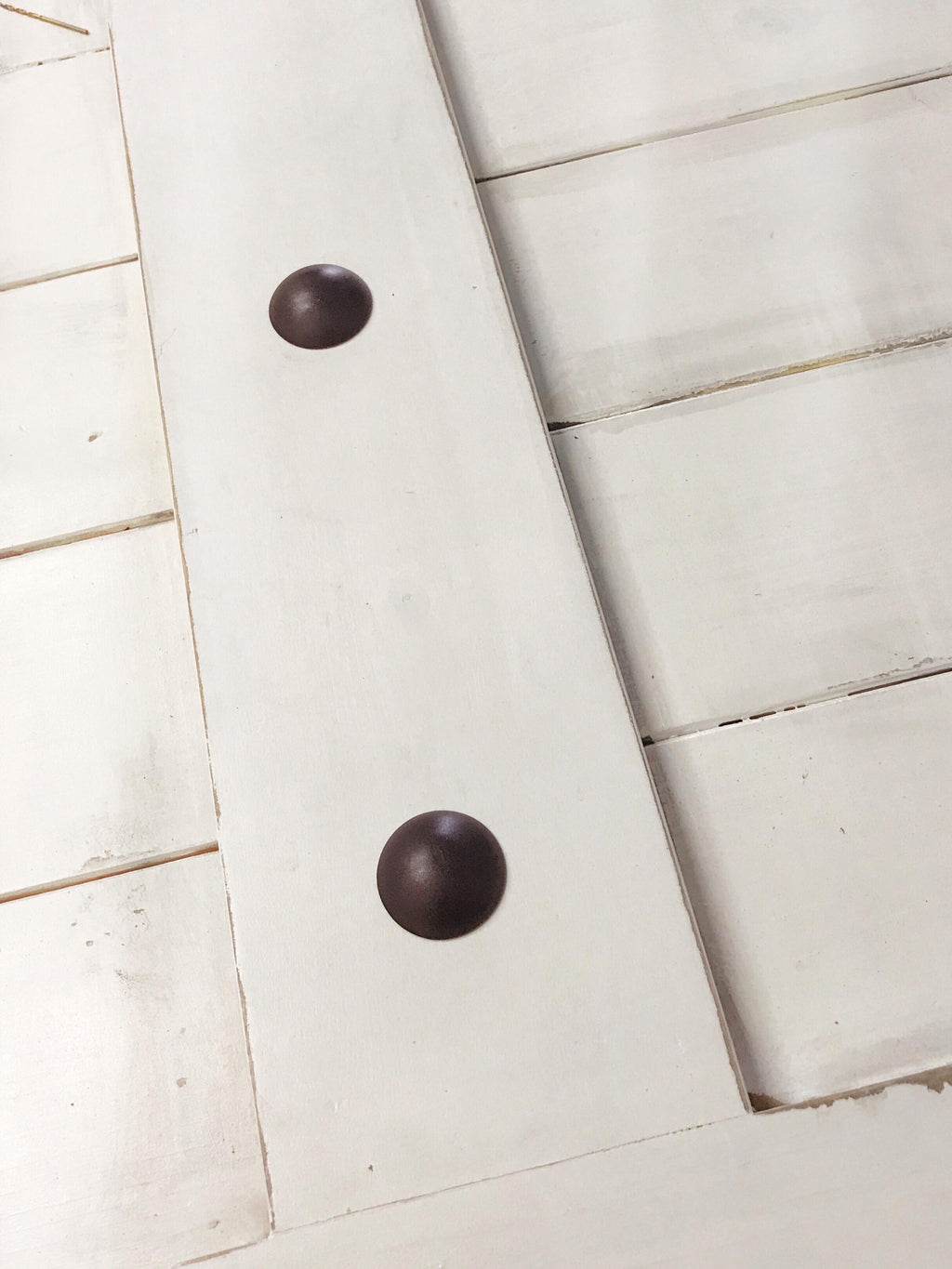 Custom Farmhouse Plank Barn Door with Clavos