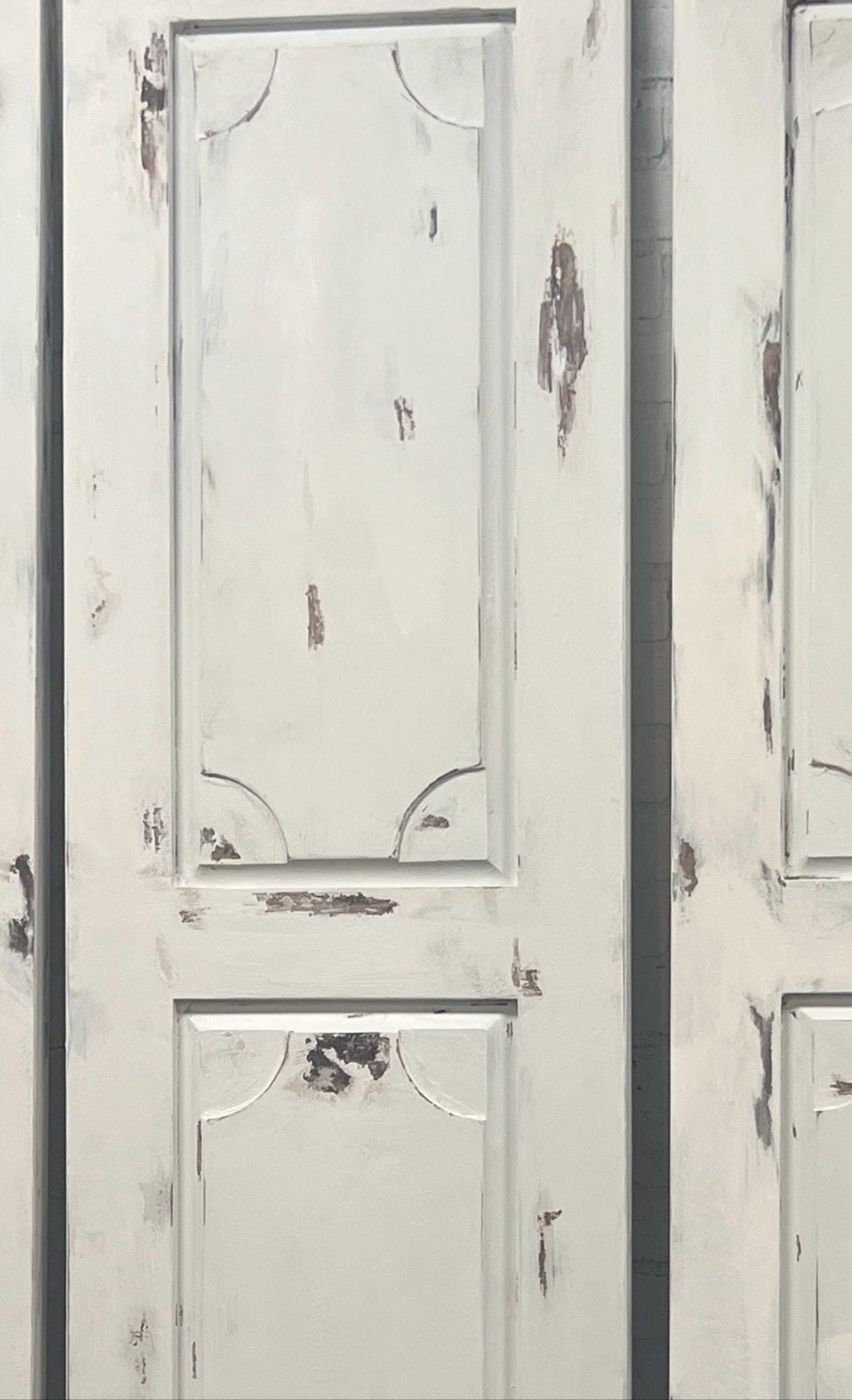 Custom Vintage Style Barn Door, Hand Painted Replica