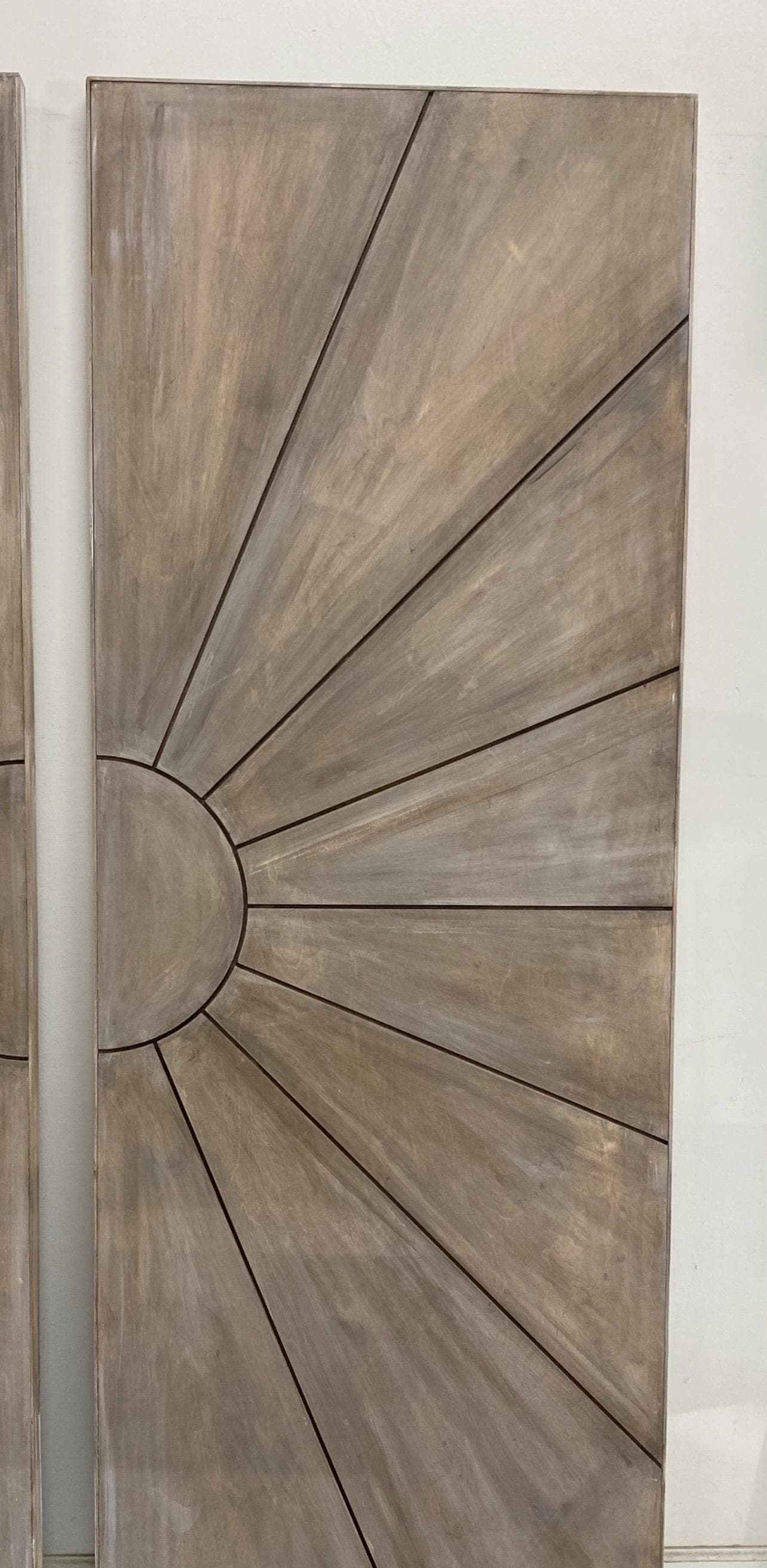 Sun Design Barn Door, Modern Wood Door