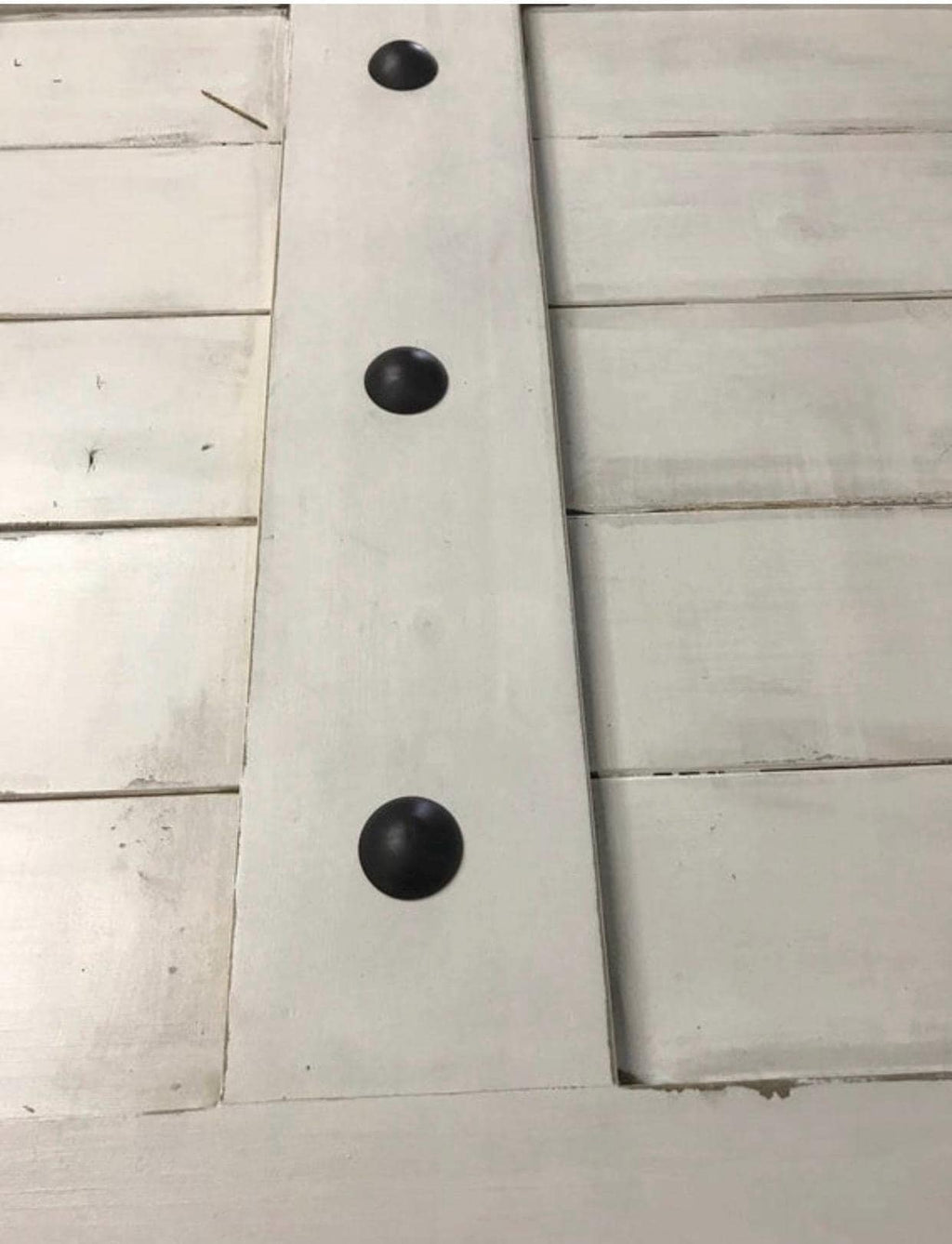 Custom Farmhouse Plank Barn Door with Clavos