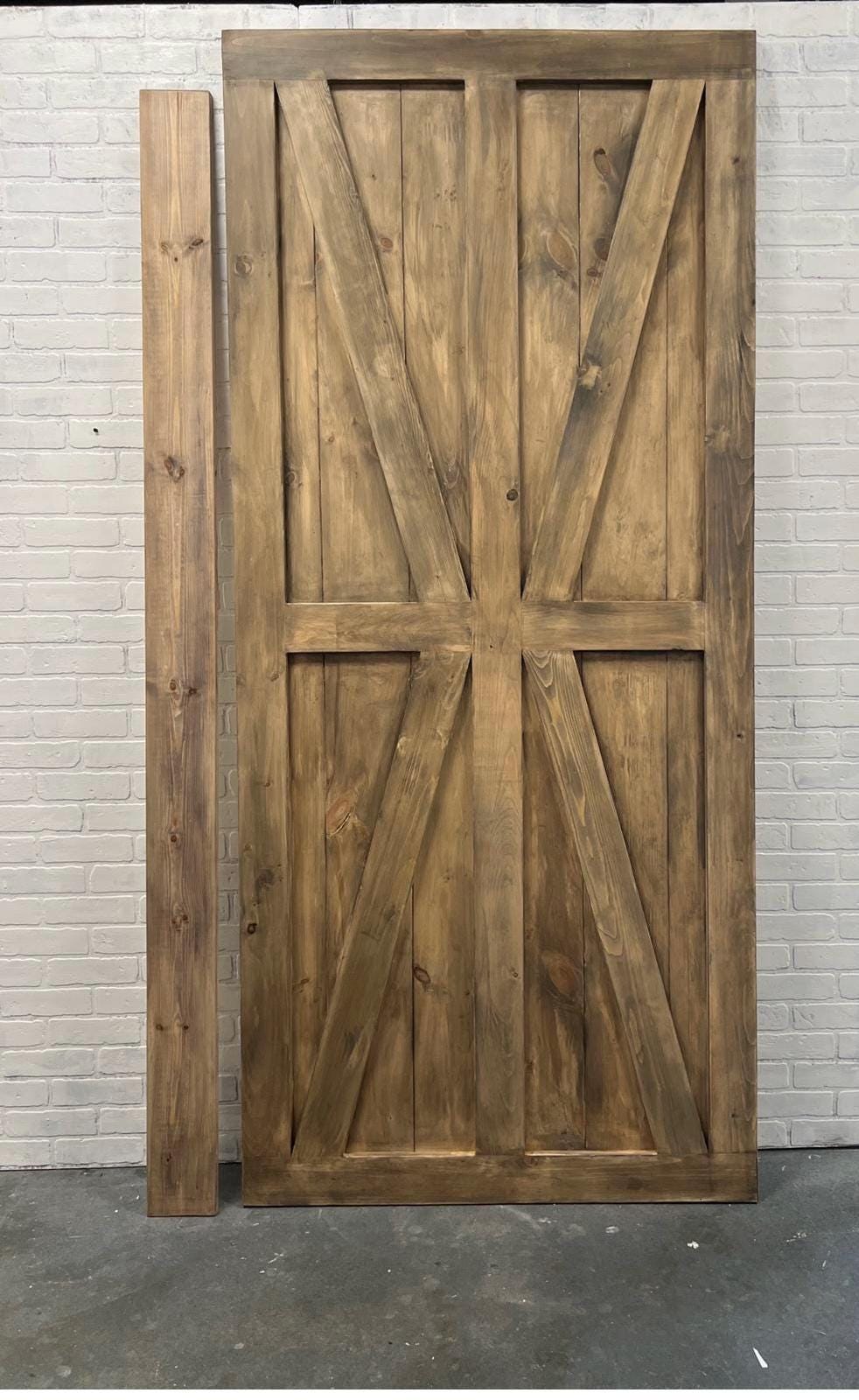 Custom British Brace Barn Door