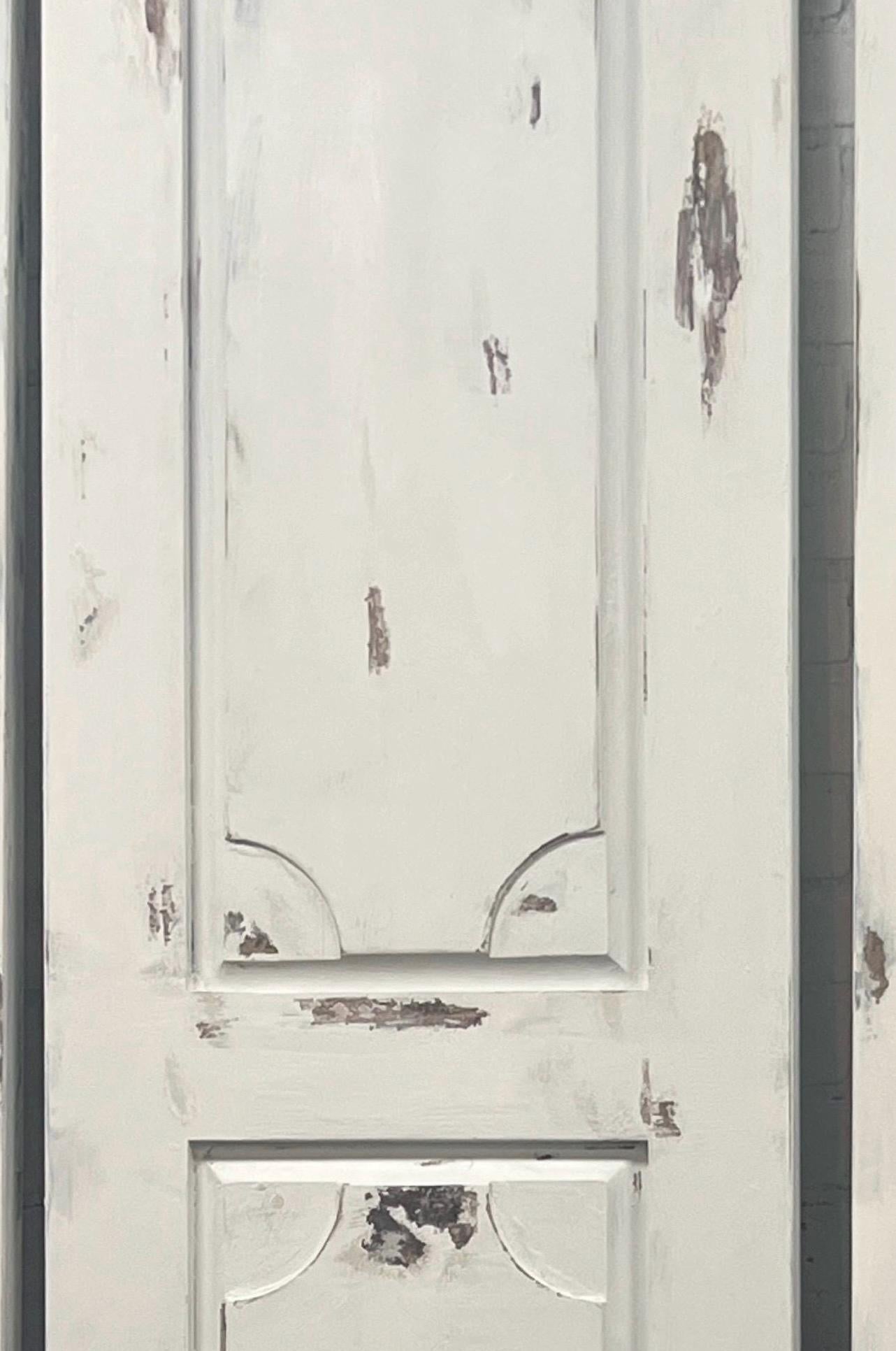 Custom Vintage Style Barn Door, Hand Painted Replica
