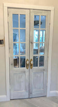 Custom Eight Lite Glass French Door, Wood Door