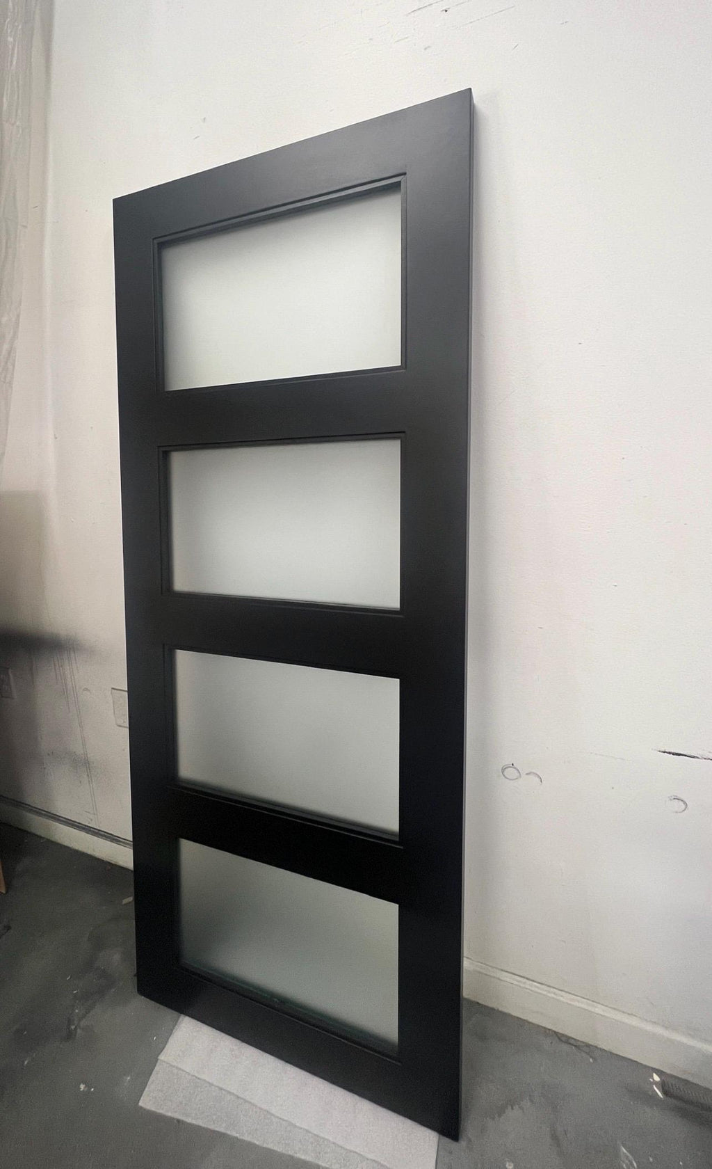 Custom Modern Glass Door, Hinged or Pocket Door