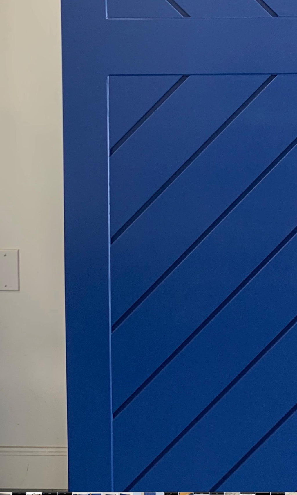 Chevron Barn Door, Modern Custom Wood Door
