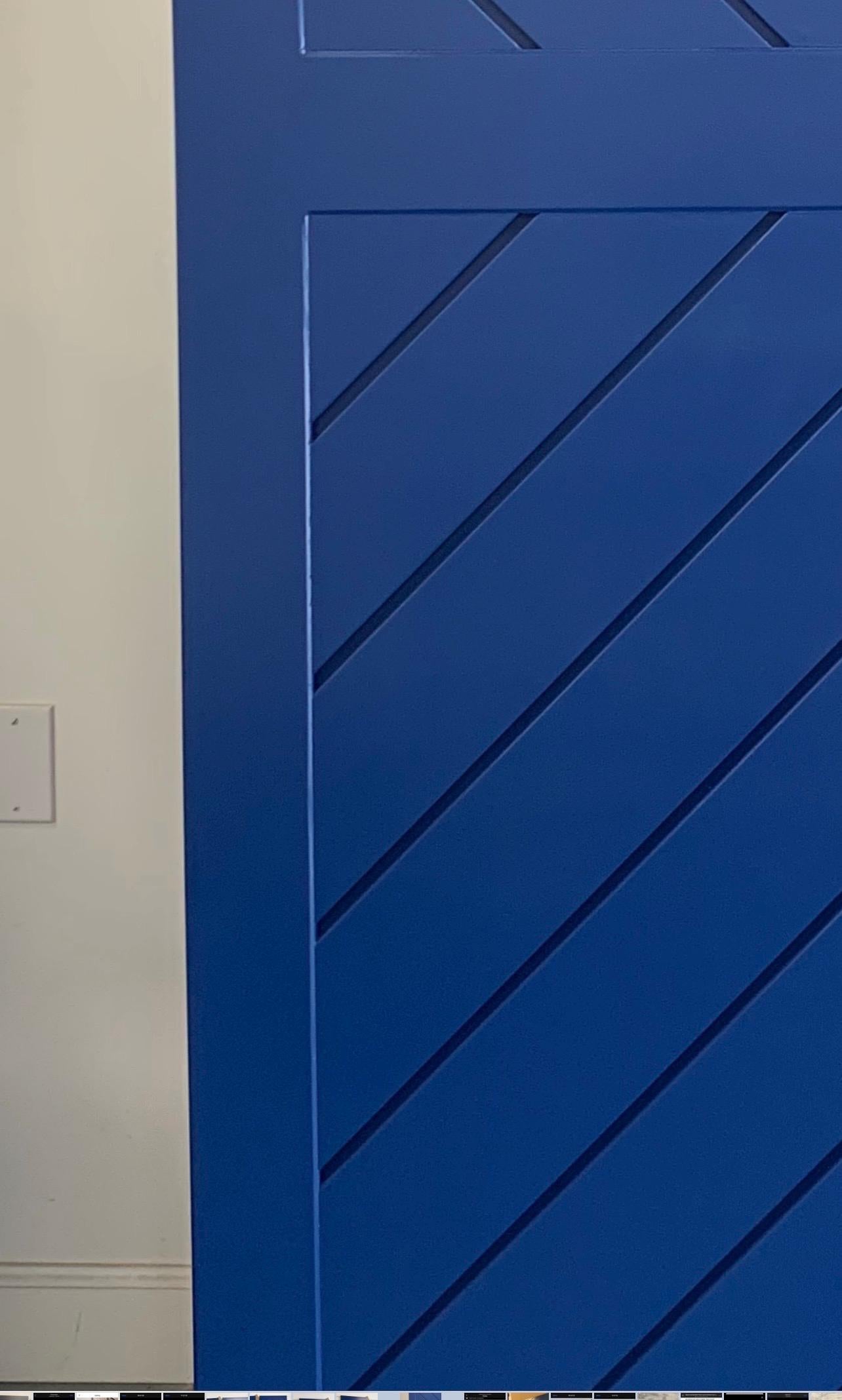 Chevron Barn Door, Modern Custom Wood Door