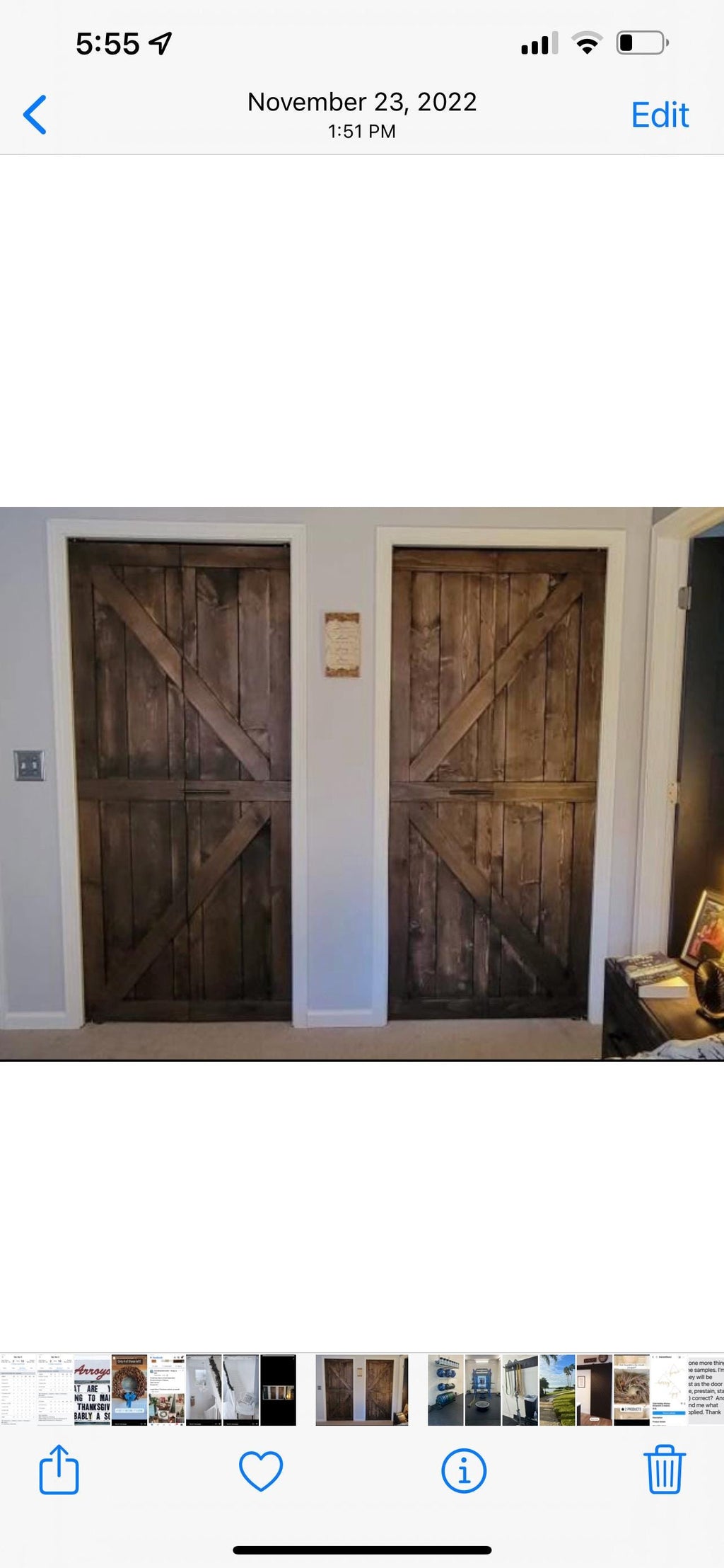 Custom Bi-Fold Barn Door, Pantry Door