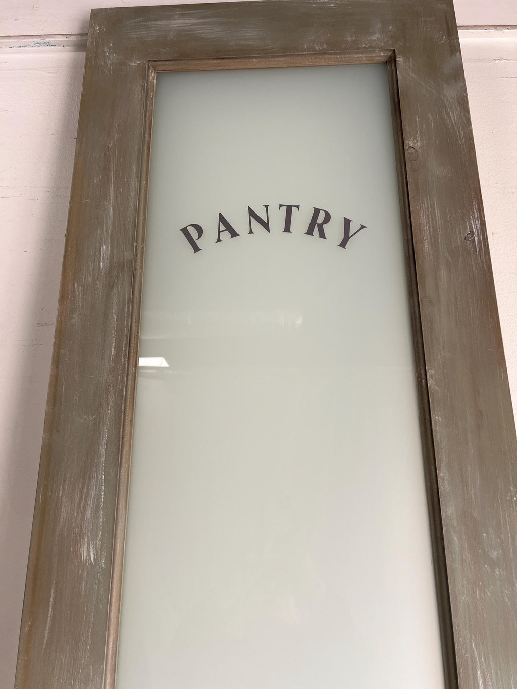 Custom Solid Wood Pantry Door, Farmhouse Style, Raised Panel