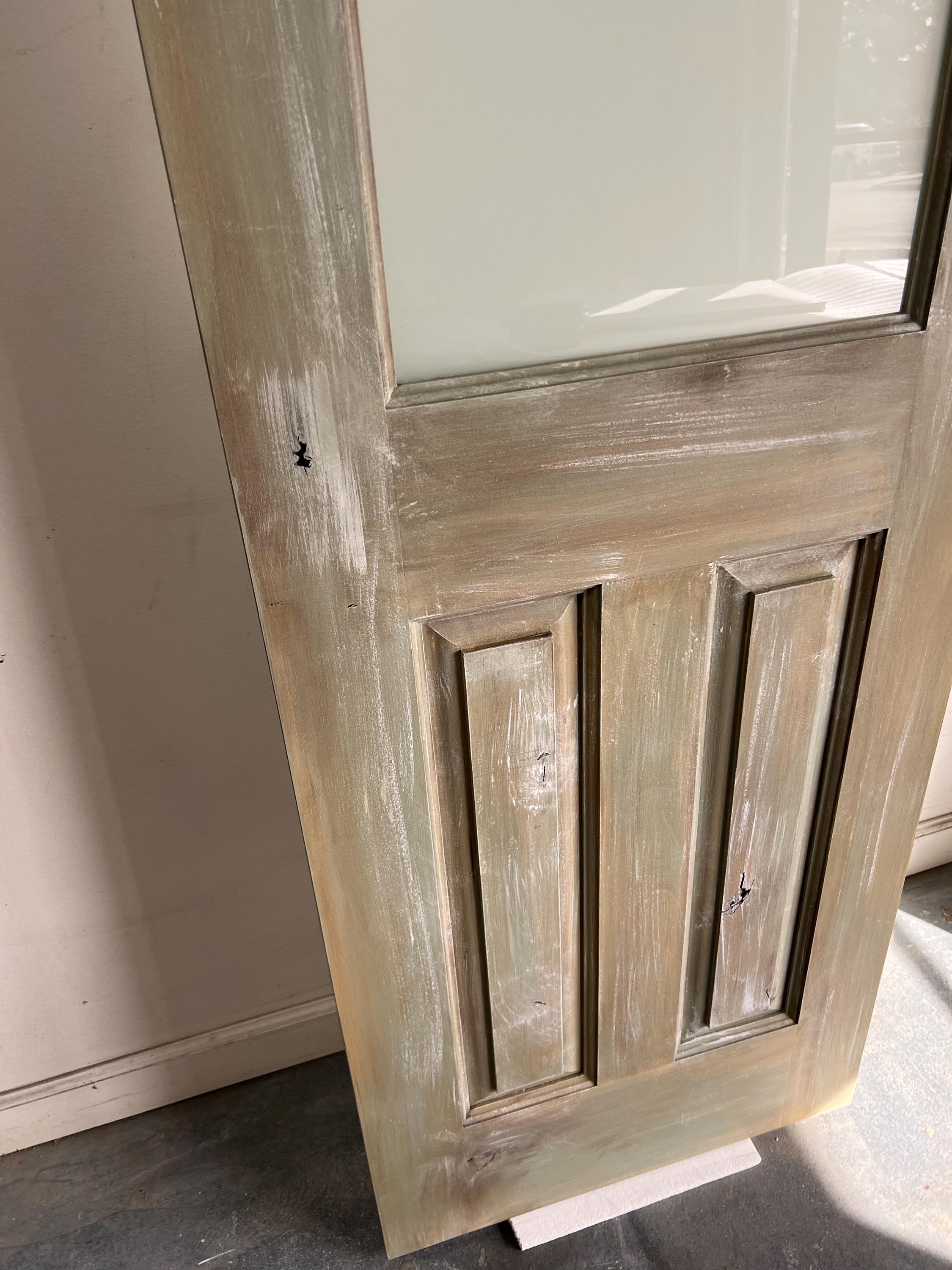 Custom Solid Wood Pantry Door, Farmhouse Style, Raised Panel