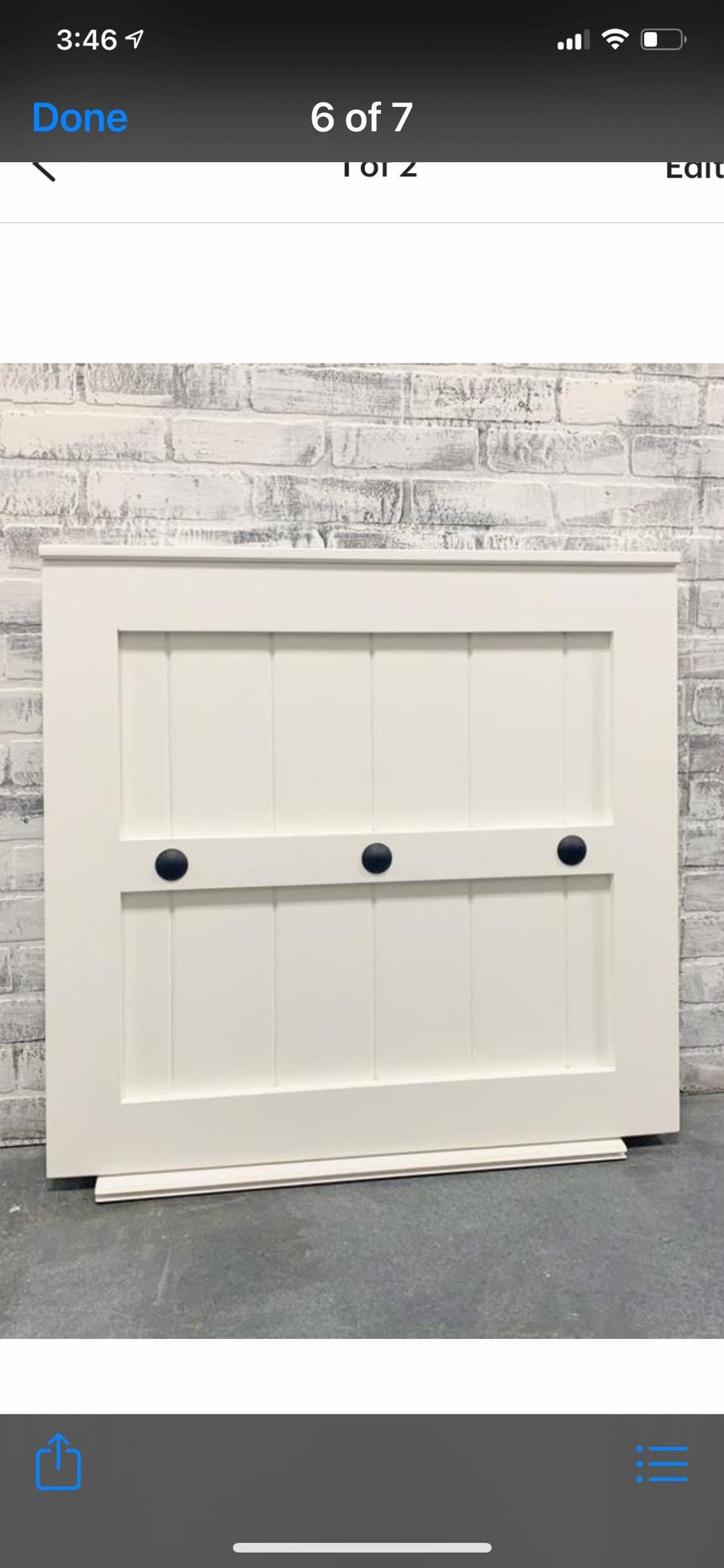 Custom Barn Door Baby Gate, White Painted Pet Gate