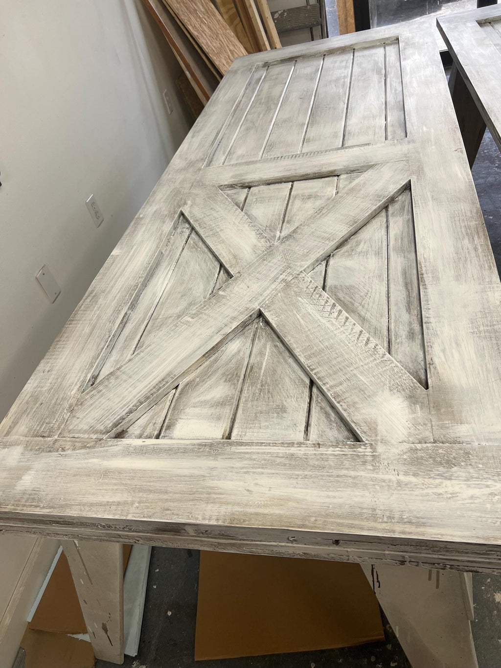 Custom Bottom X Sliding Barn Door