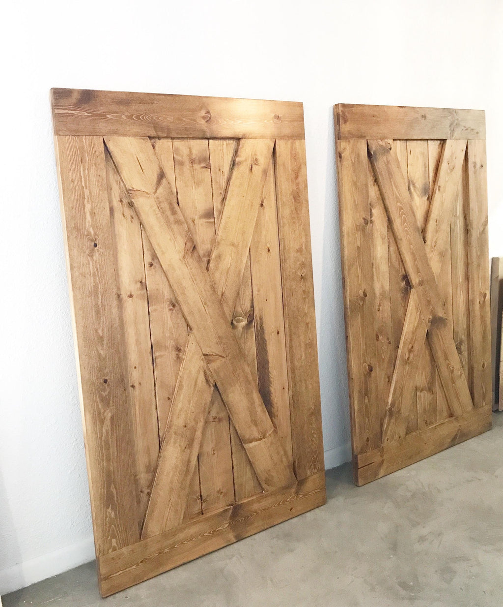 Custom Built Full X Sliding Barn Door