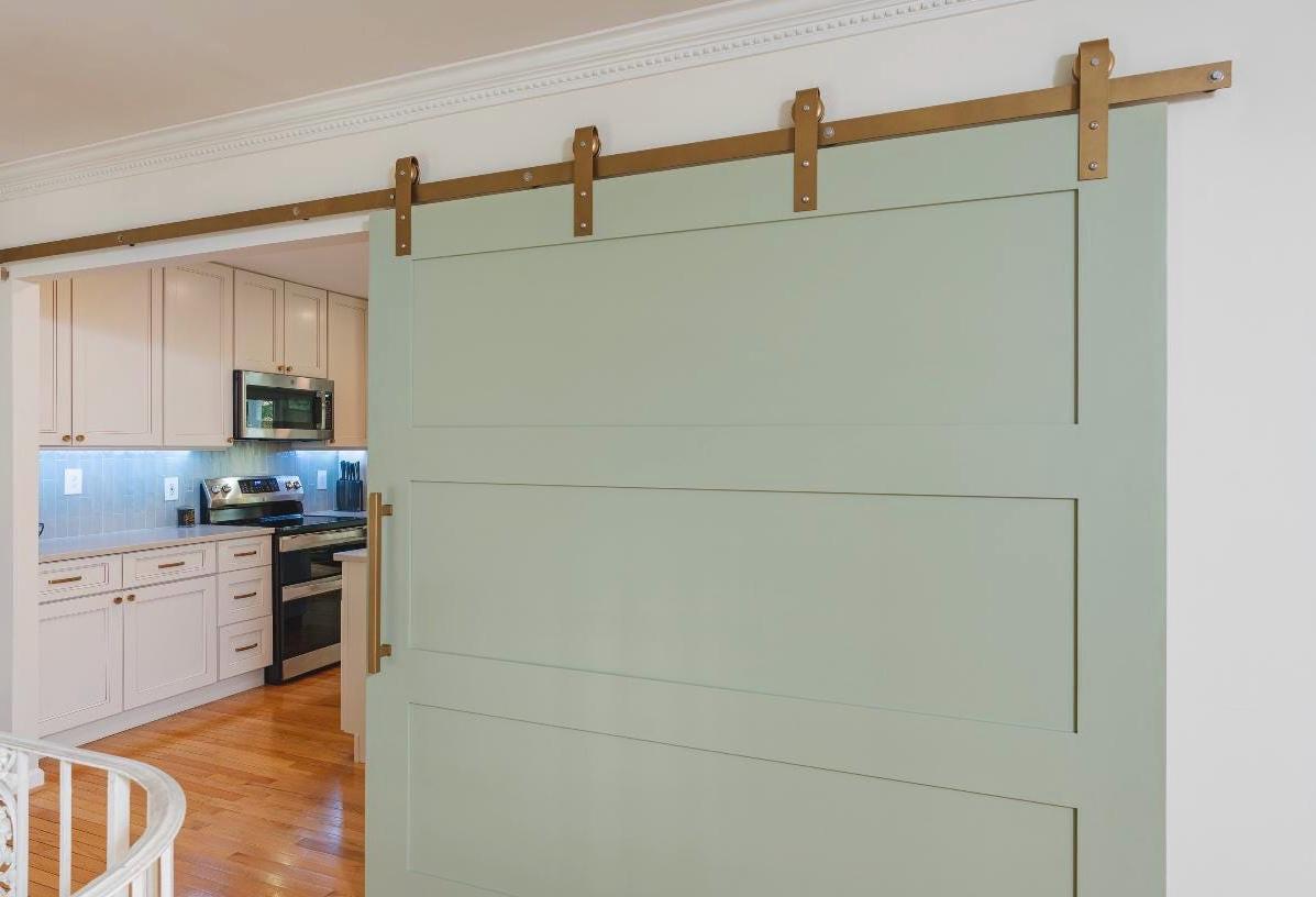 Custom Three Panel Sliding Barn Door