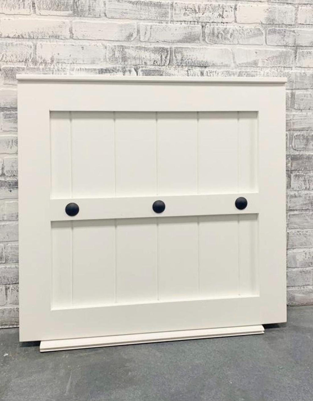 Custom Farmhouse Plank Barn Door with Clavos