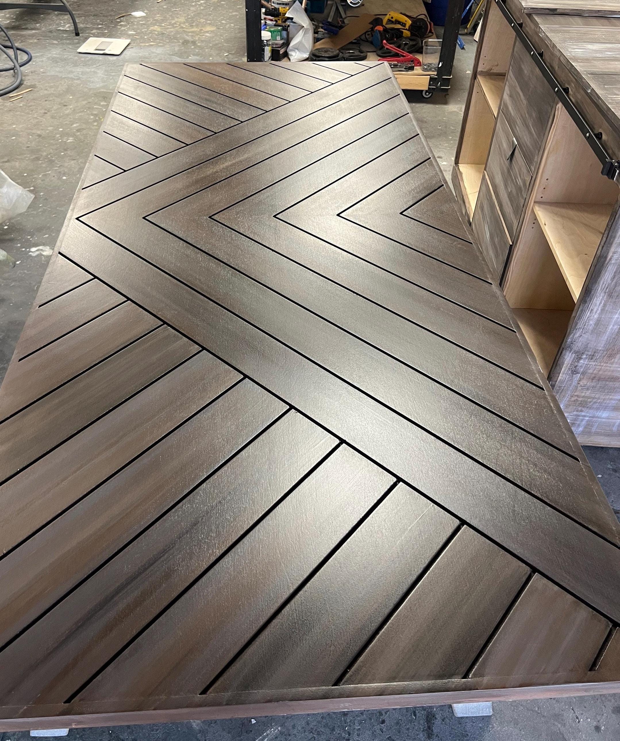 Custom Chevron Barn Door, Modern Arrow Design