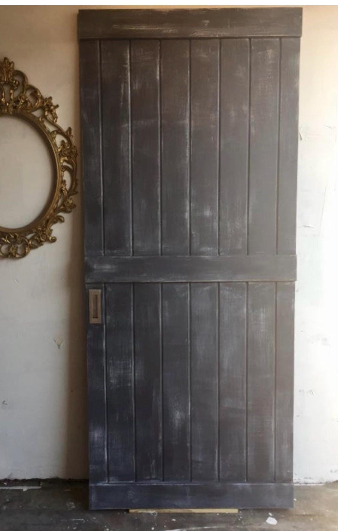 Coastal Farmhouse Plank Custom Barn Door