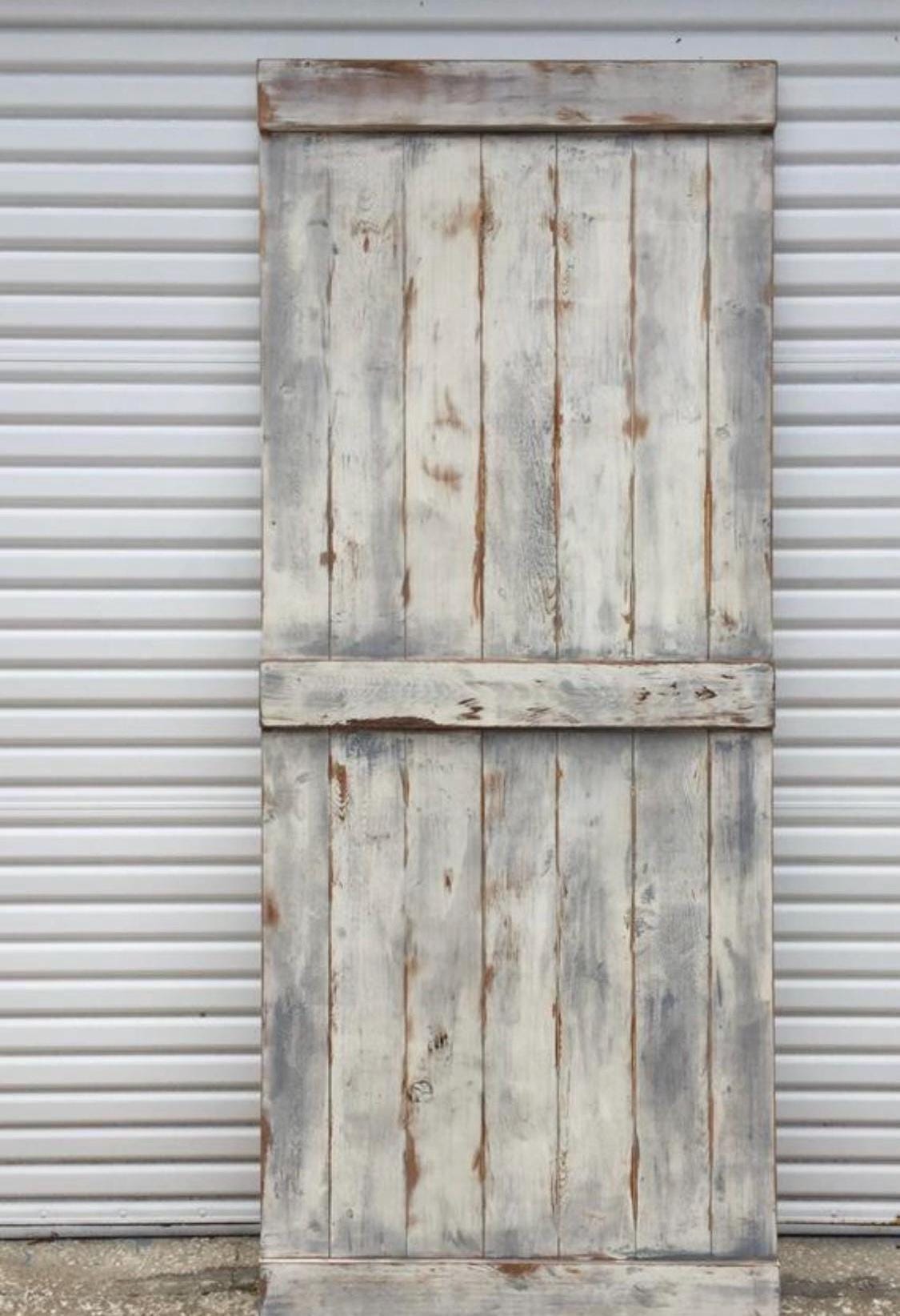 Coastal Farmhouse Plank Custom Barn Door